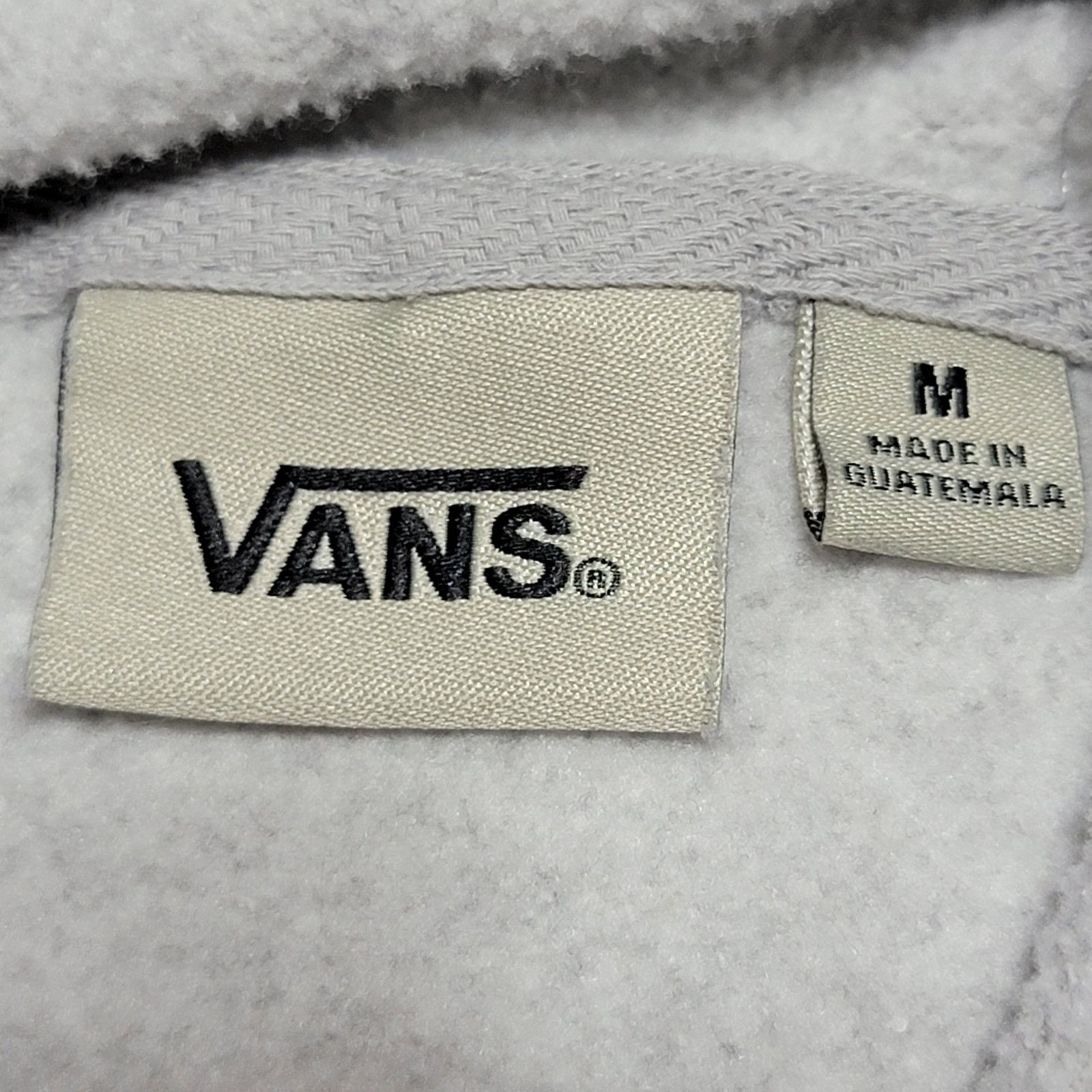 Vans VANS LS Grey Unisex Hoodie Snake Graphic - Size Medium Size US M / EU 48-50 / 2 - 6 Thumbnail