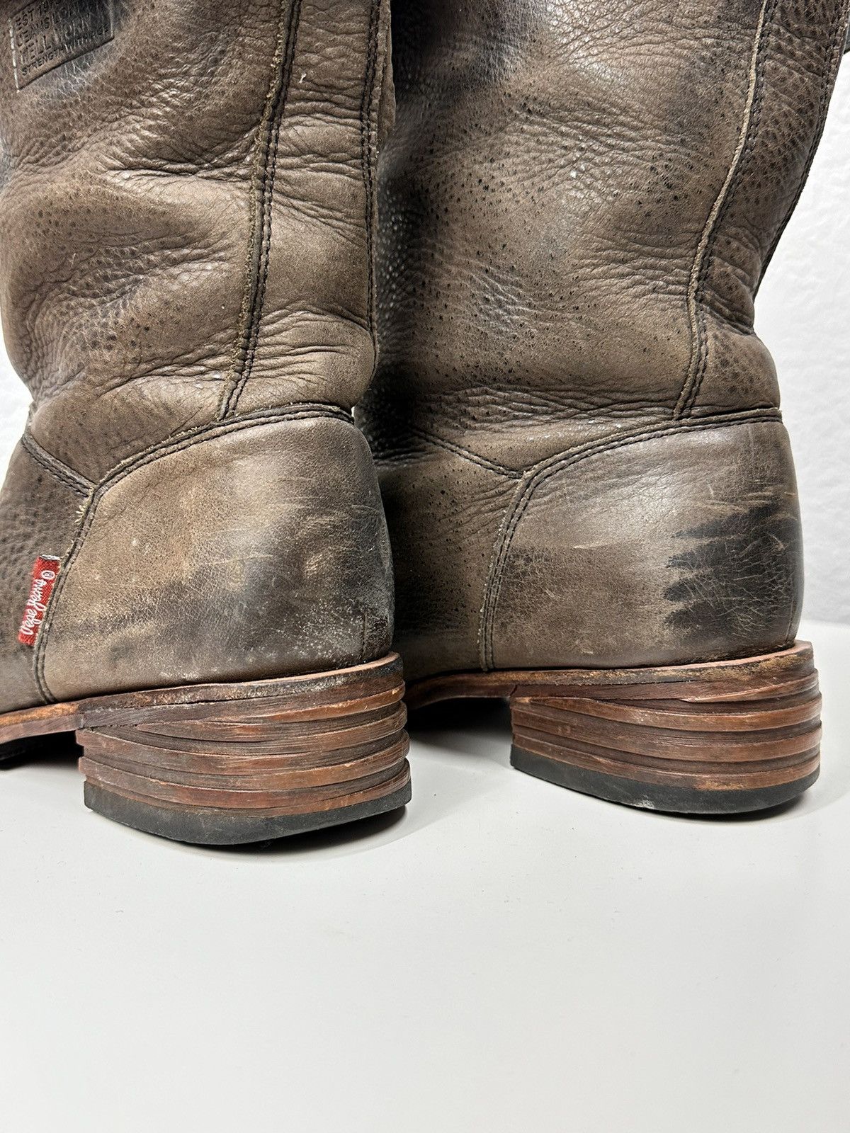 Pepe Jeans Vintage Leather Boots IfSixWasNine Guidi Style Margiela Vibe Size US 9 / IT 39 - 10 Thumbnail