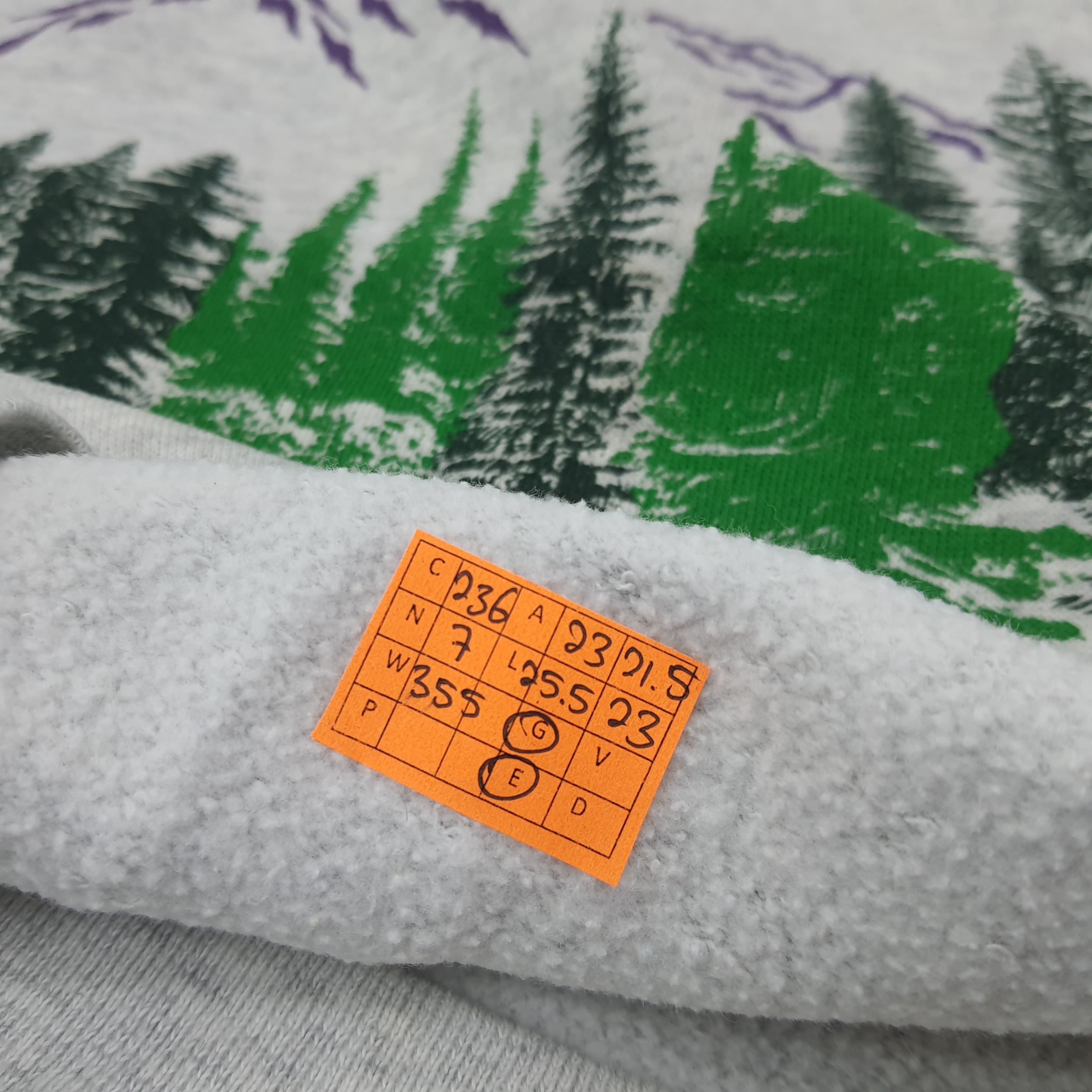 Hanes Vintage Lake Tahoe Nature Outdoor Sweatshirt C236N7 Size US L / EU 52-54 / 3 - 8 Thumbnail