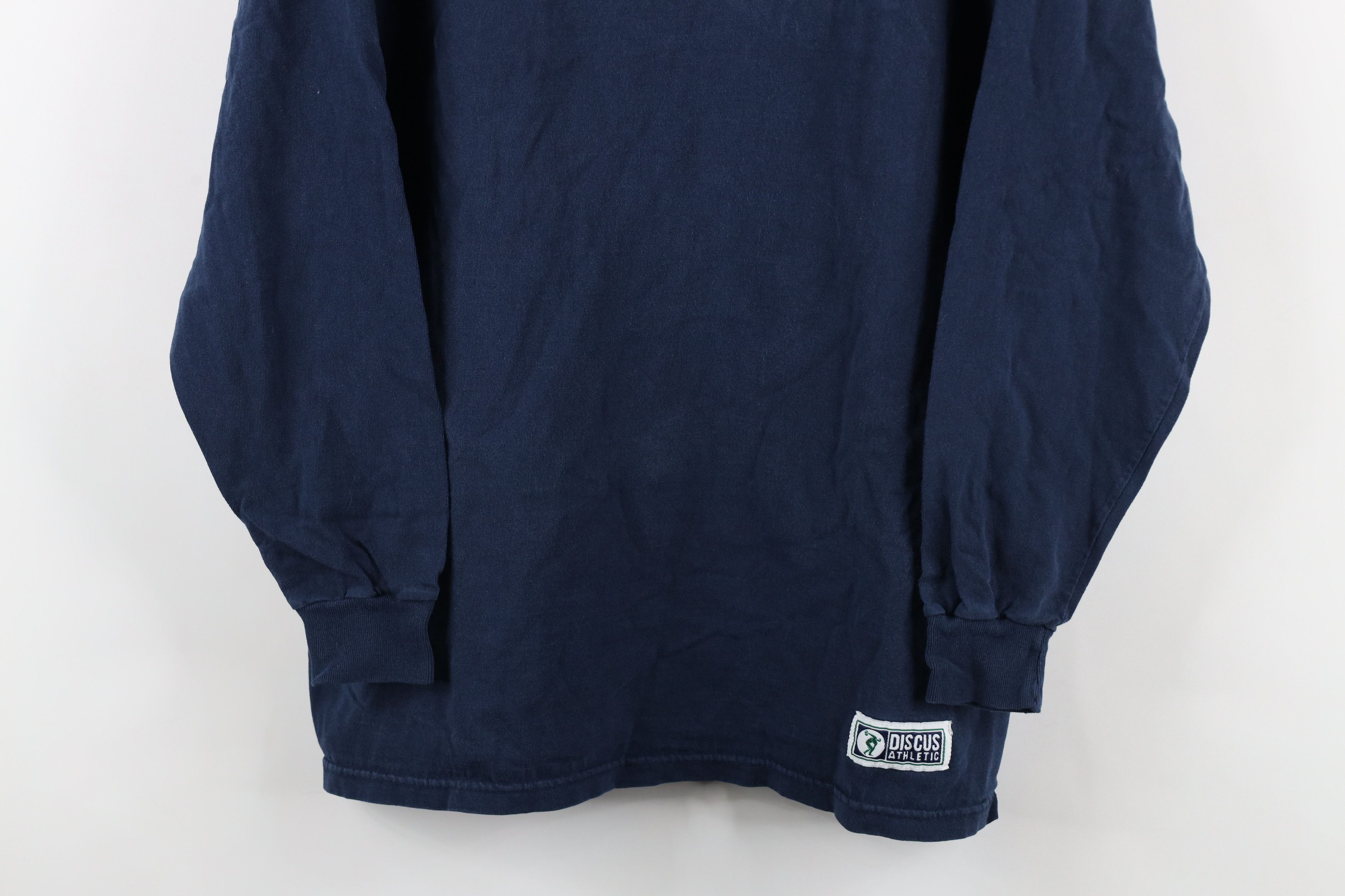 Vintage Vintage 90s Streetwear Mock Neck Long Sleeve T-Shirt Cotton Size US M / EU 48-50 / 2 - 3 Thumbnail