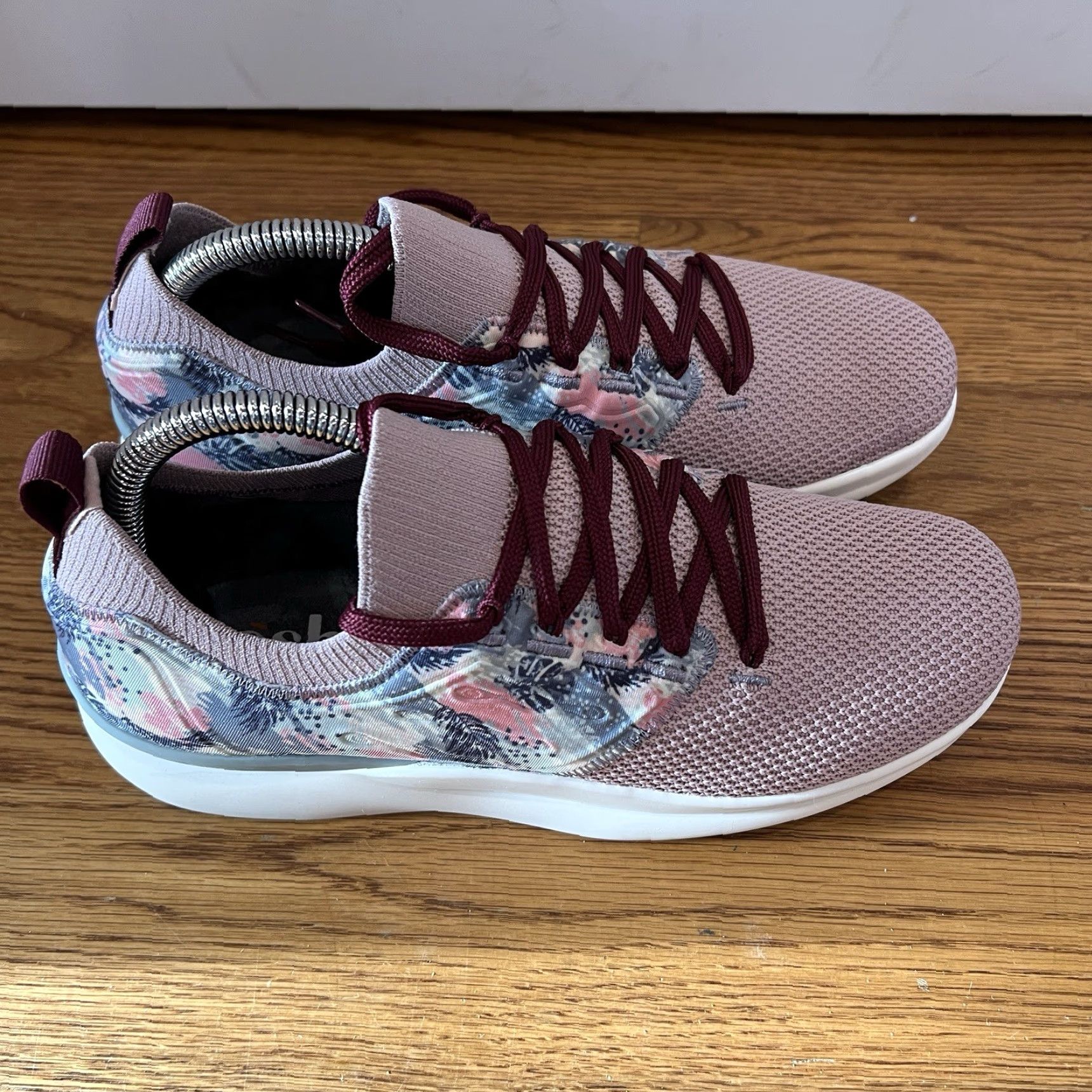 Vintage Moshn Pulse Sneakers Women Size 8 M Pink Floral Walking Casual Shoes Womens Size US 8 / IT 38 - 4 Thumbnail