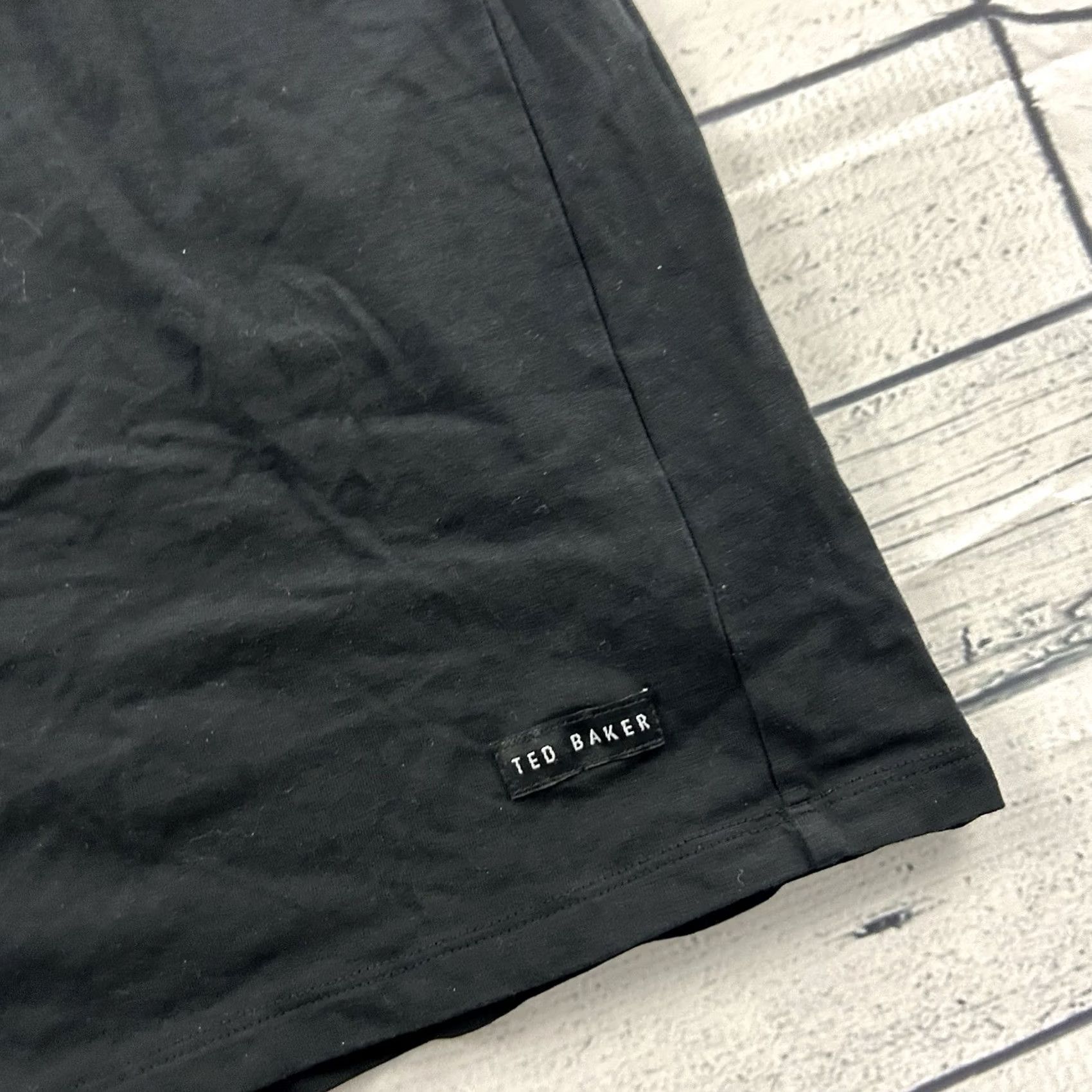 Ted Baker Ted Baker Short Sleeve T-Shirt Men's XL Black Size US XL / EU 56 / 4 - 3 Thumbnail