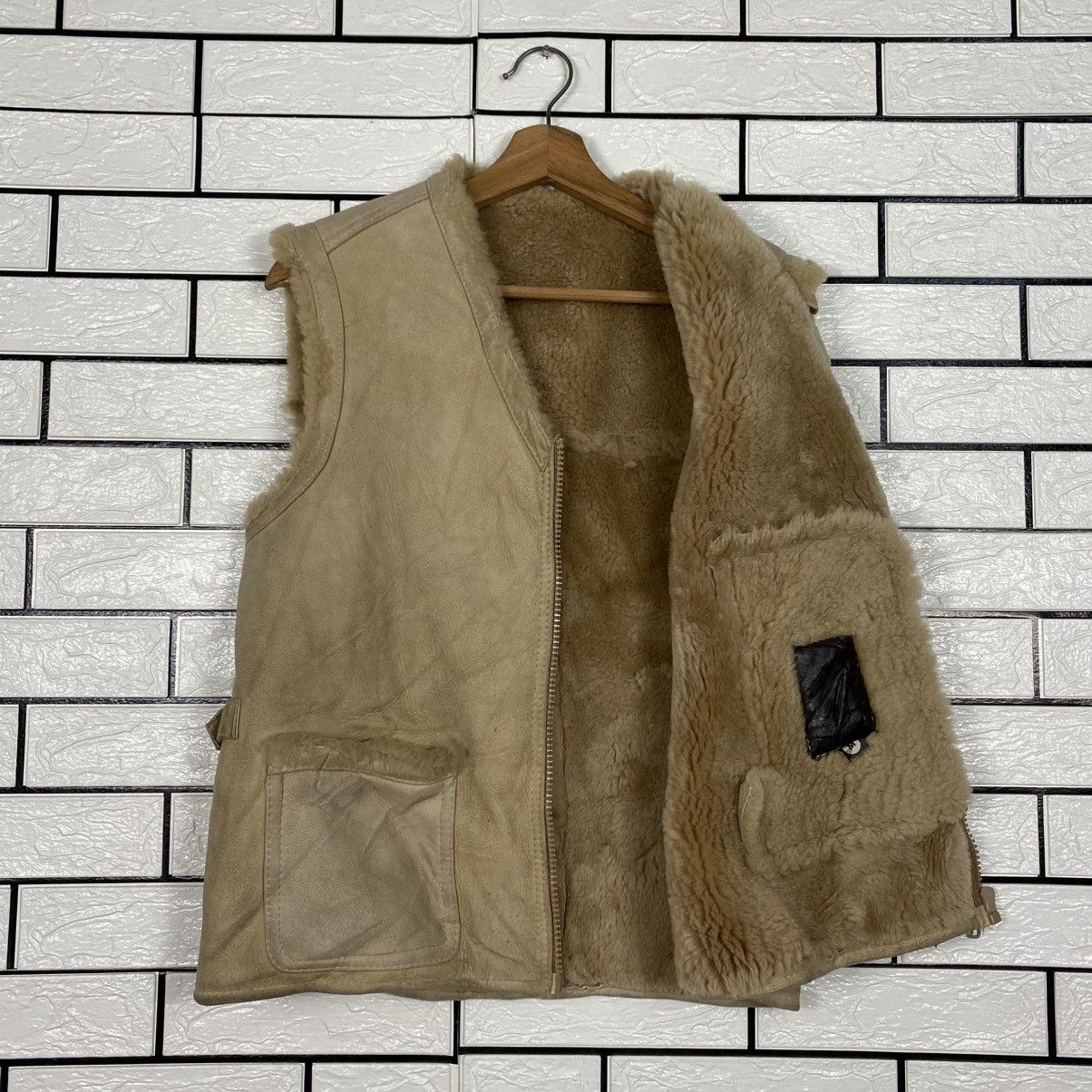Japanese Brand 📌Vintage Blanket Shearling Leather Jacket Issey Miyake Size US M / EU 48-50 / 2 - 13 Thumbnail