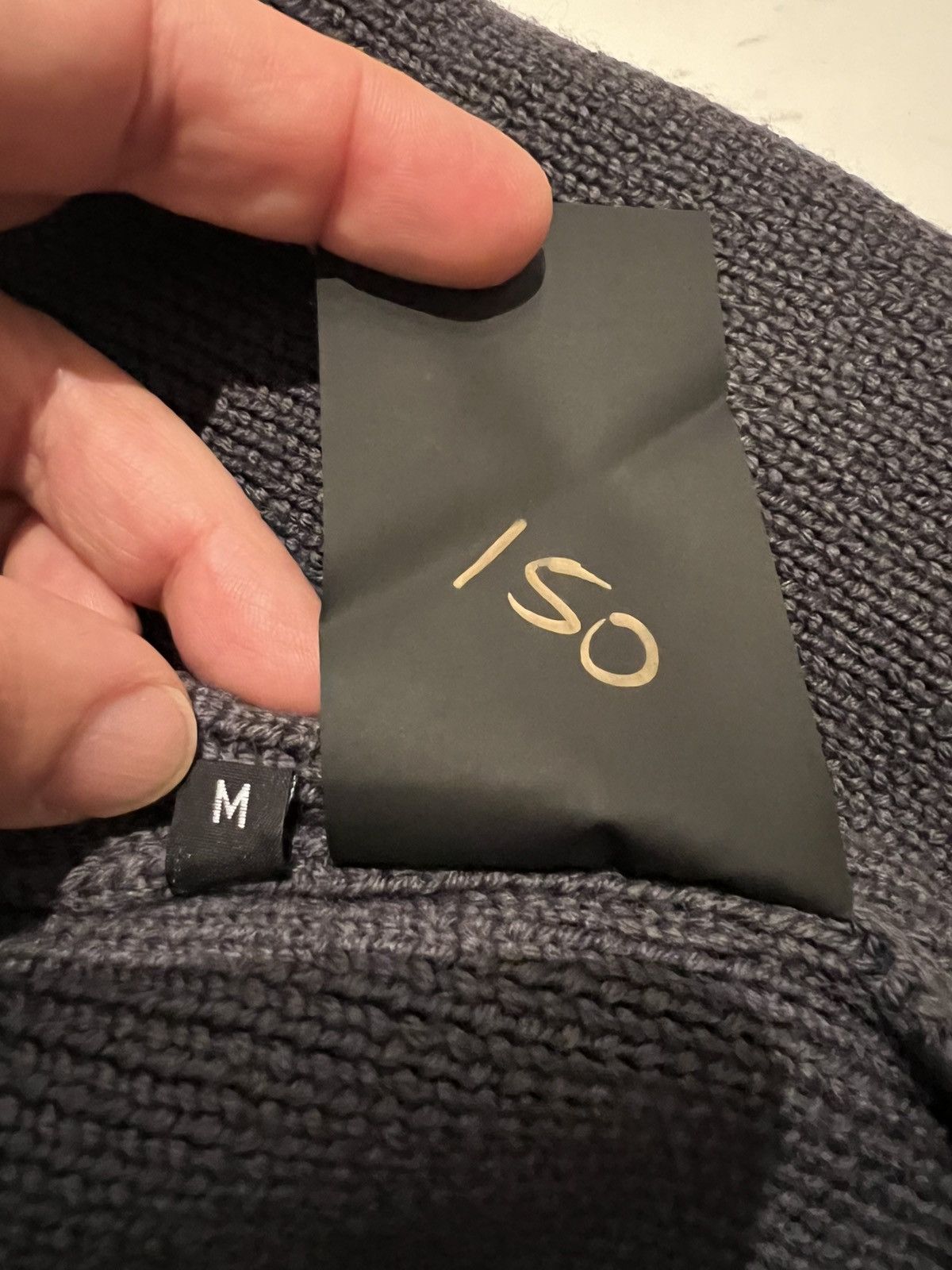GR10K GR10K two-tone design V-neck jumper Wool Medium Black Grey Size US M / EU 48-50 / 2 - 12 Thumbnail