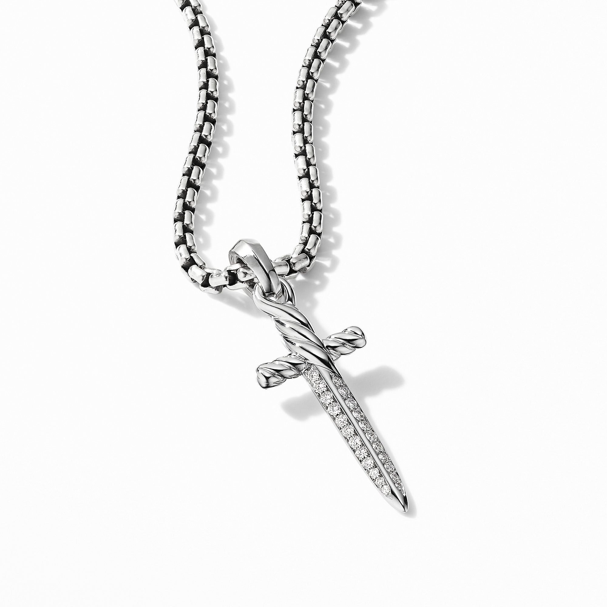 David Yurman o1w1db10525 D16670D Amulet in 18K White Gold with Diamond Size ONE SIZE - 3 Thumbnail