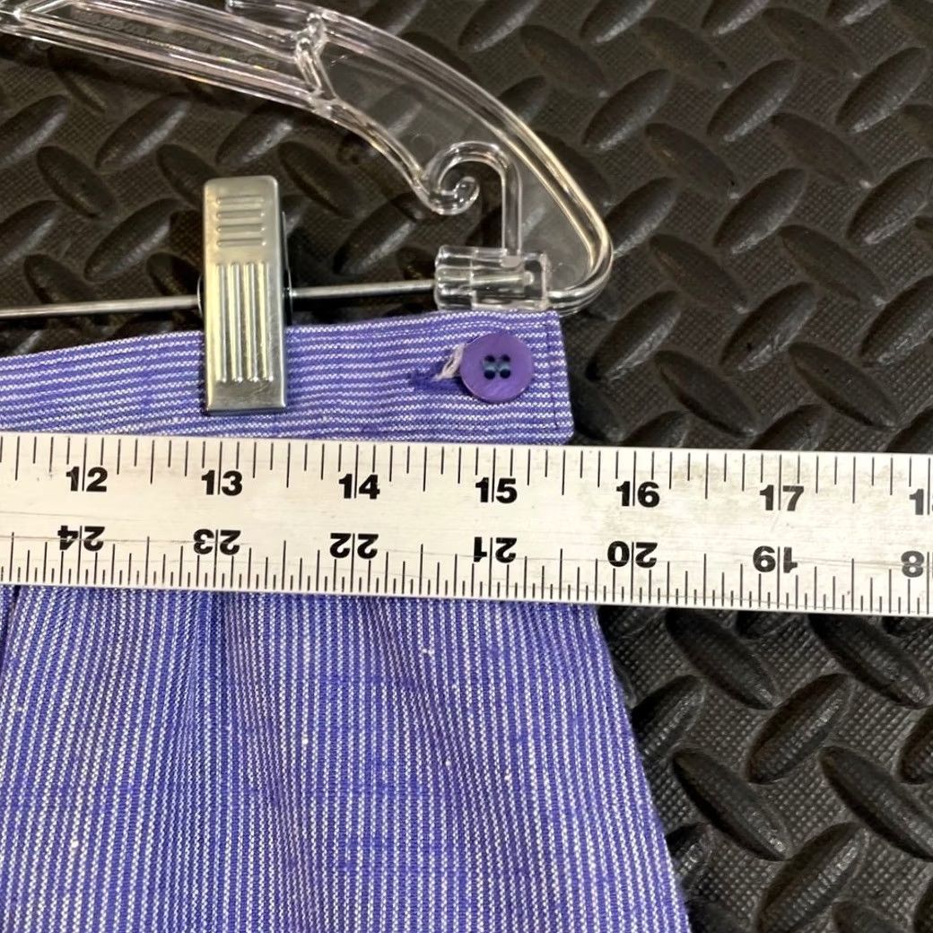 Pendleton VINTAGE Pendleton Skirt 16W Purple Midi Silk Blend Women USA Skater Plus 80s Country Sophisticates Size 38" / US 16 / IT 52 - 5 Thumbnail