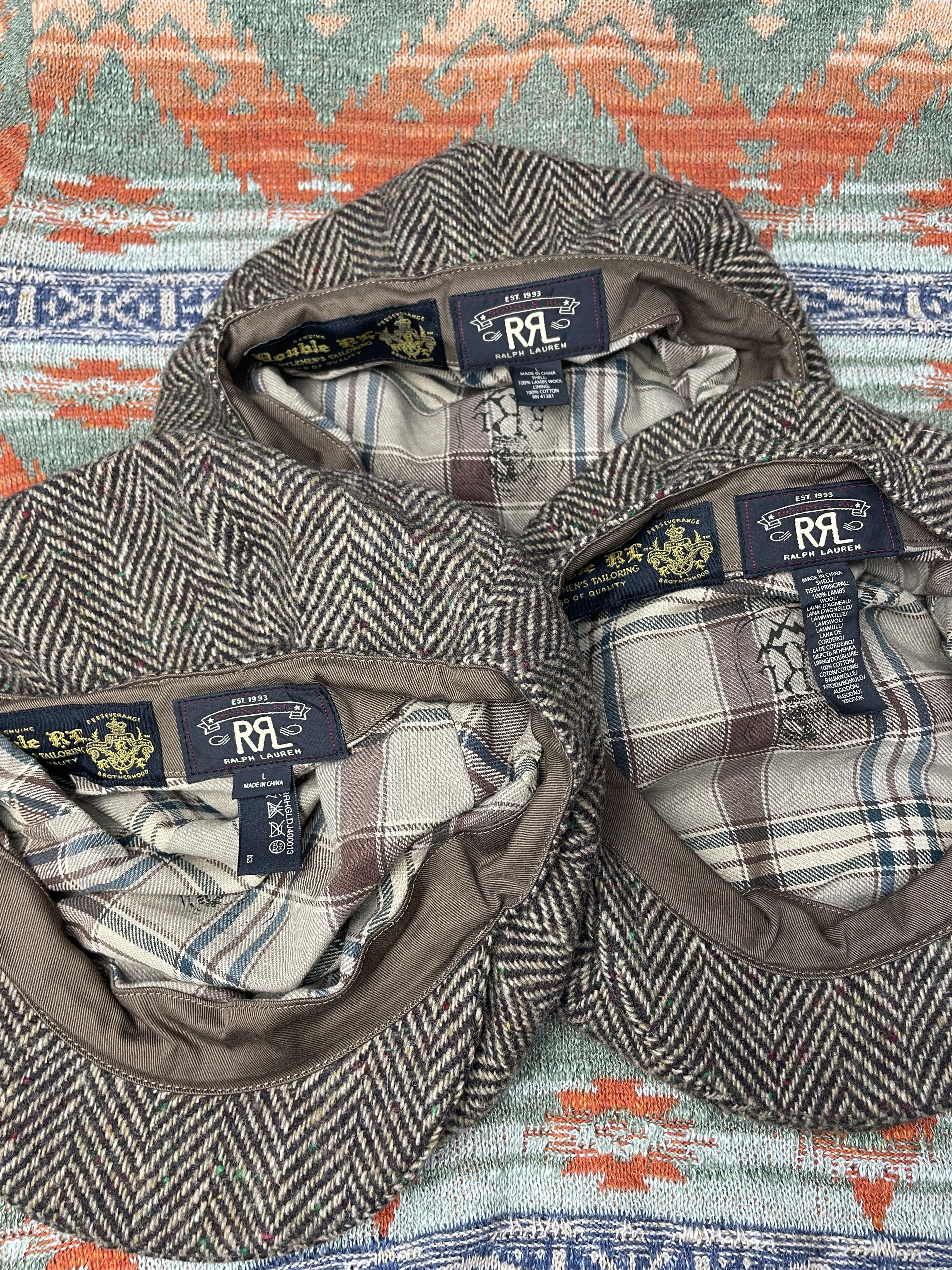 RRL Ralph Lauren × Ralph Lauren Ralph Lauren Classic Wide Wool Newsboy Hat Size ONE SIZE - 9 Thumbnail