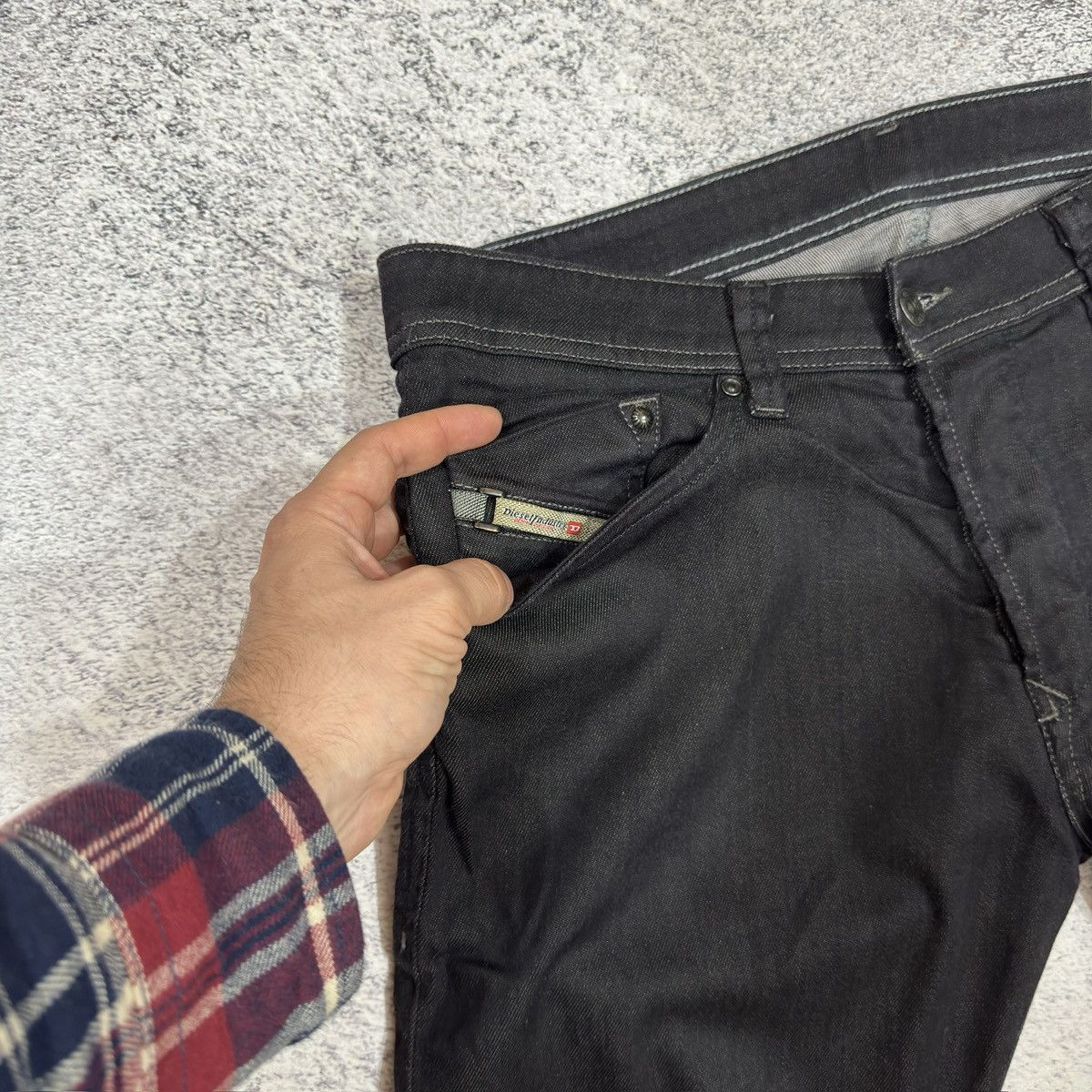 Designer × Diesel Diesel Darron Mens Jeans 32/34 Size US 32 / EU 48 - 6 Thumbnail