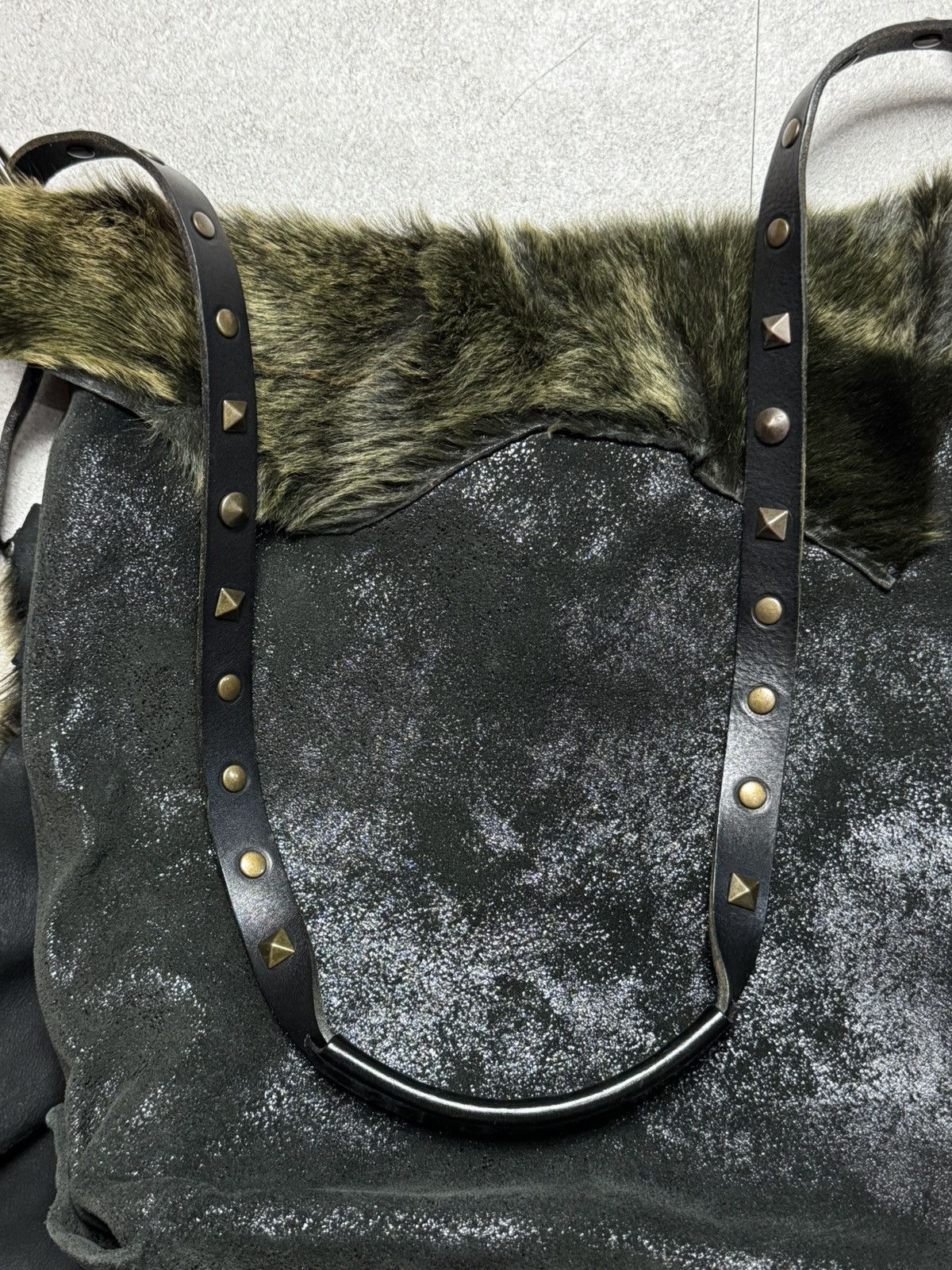 HENRY BEGUELIN Henry Beguelin Leather Real Fur Shoulder Bag Size ONE SIZE - 6 Thumbnail