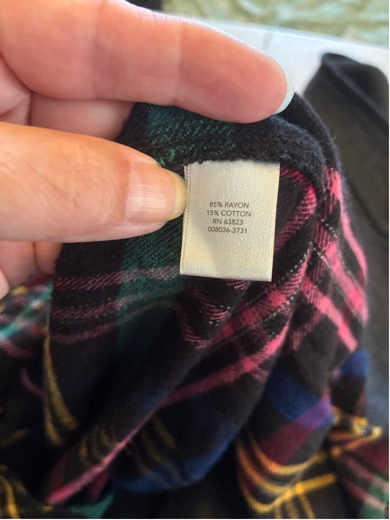 Other christopher & Banks Flanel Shirt Size L / US 10 / IT 46 - 6 Thumbnail