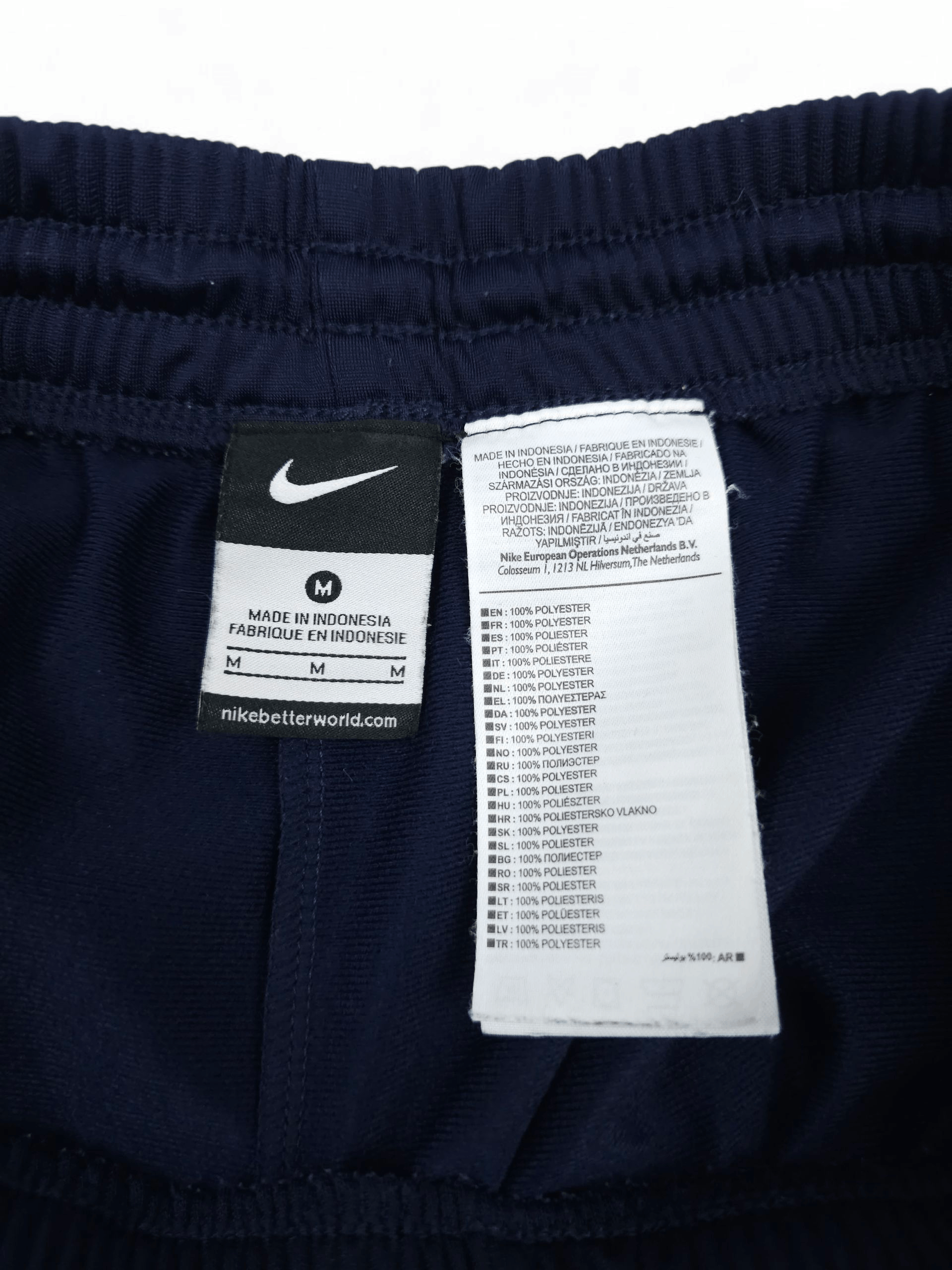 Nike 💎 Vintage Y2K Nike Navy Track Pants Relaxed Size M Size US 32 / EU 48 - 7 Thumbnail