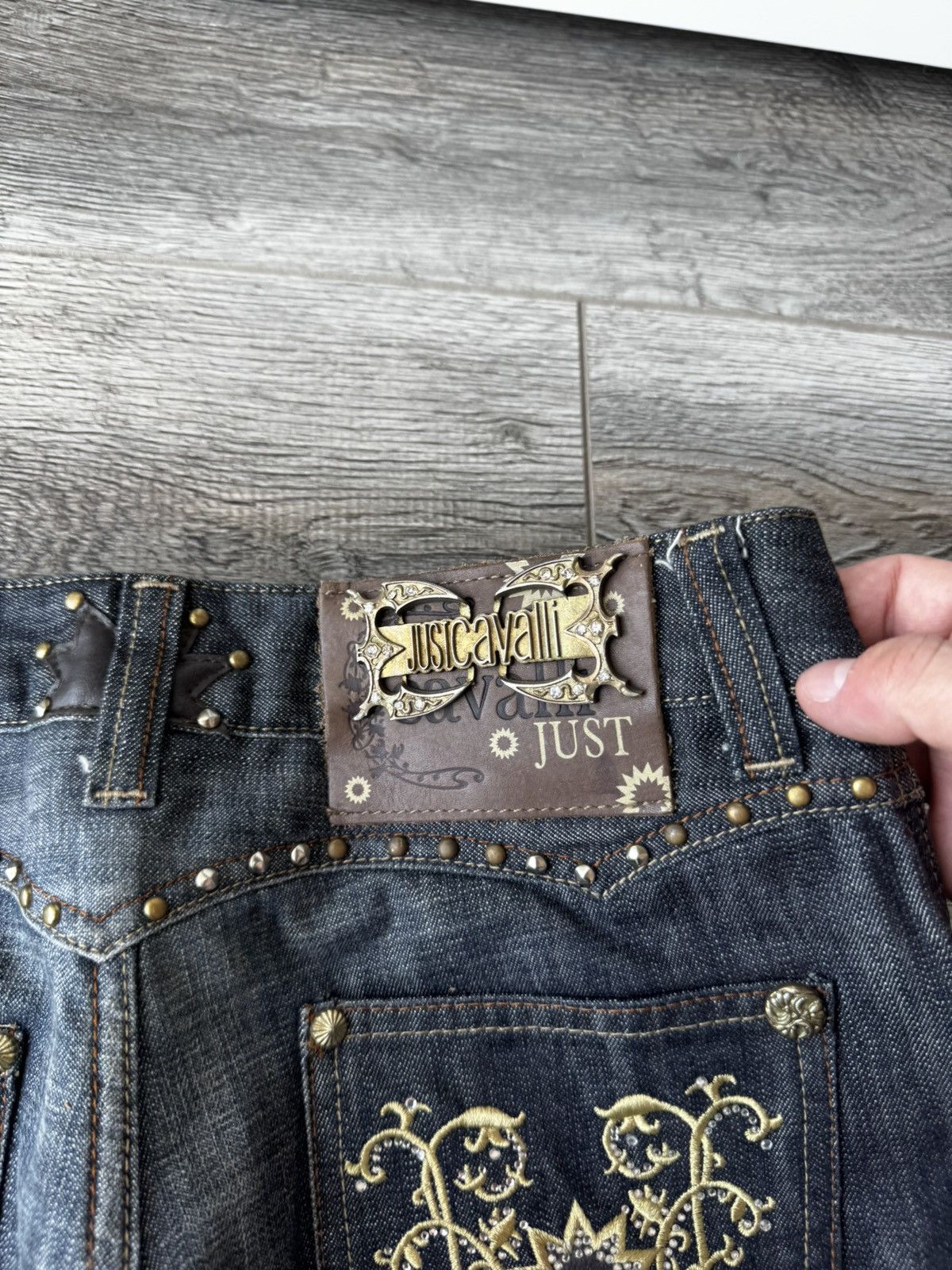 Just Cavalli Vintage Just Cavalli Y2k Dark Blue Women's Jeans Size 26" / US 2 / IT 38 - 3 Thumbnail