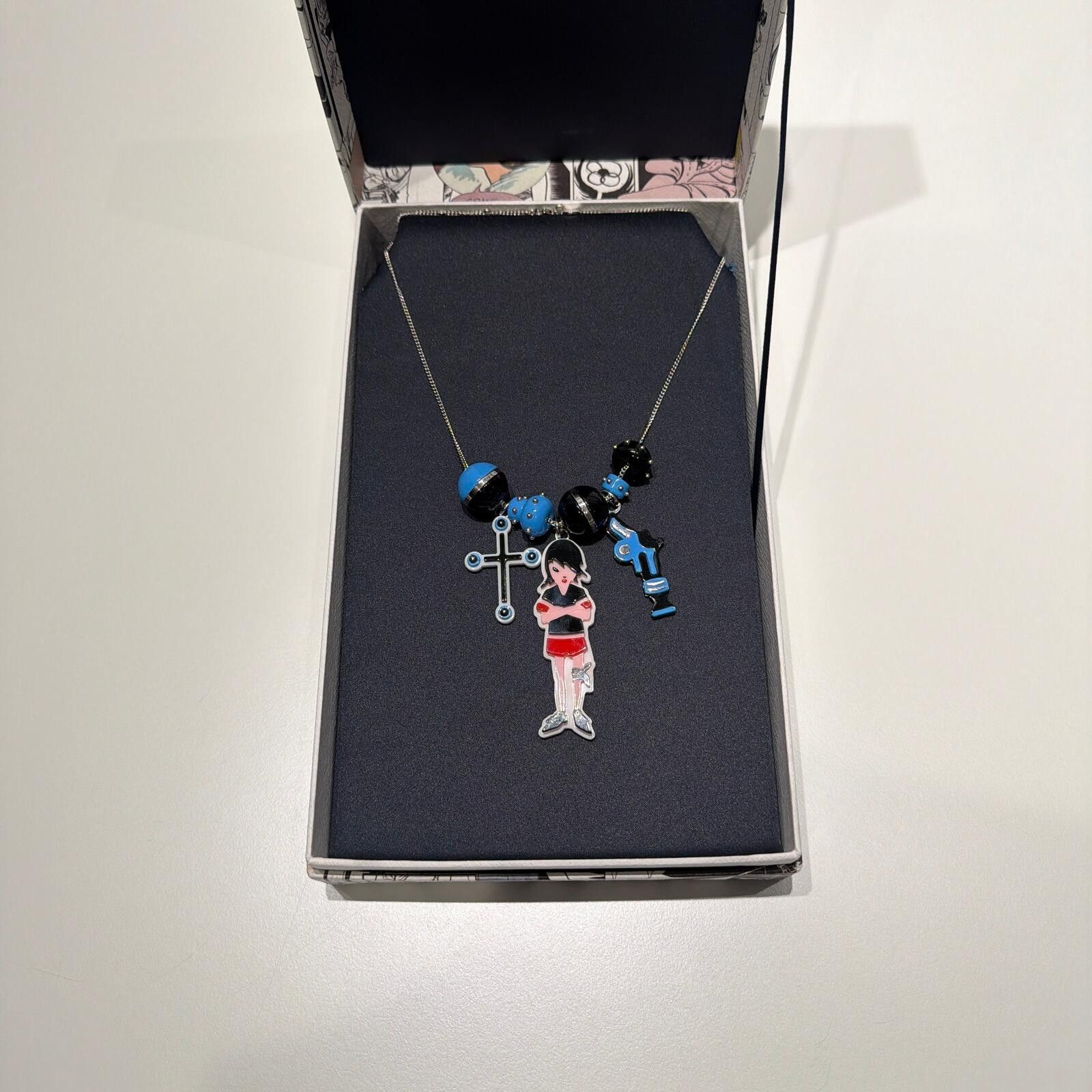 Prada Prada SS18 Pop Comic Necklace Size ONE SIZE - 1 Thumbnail