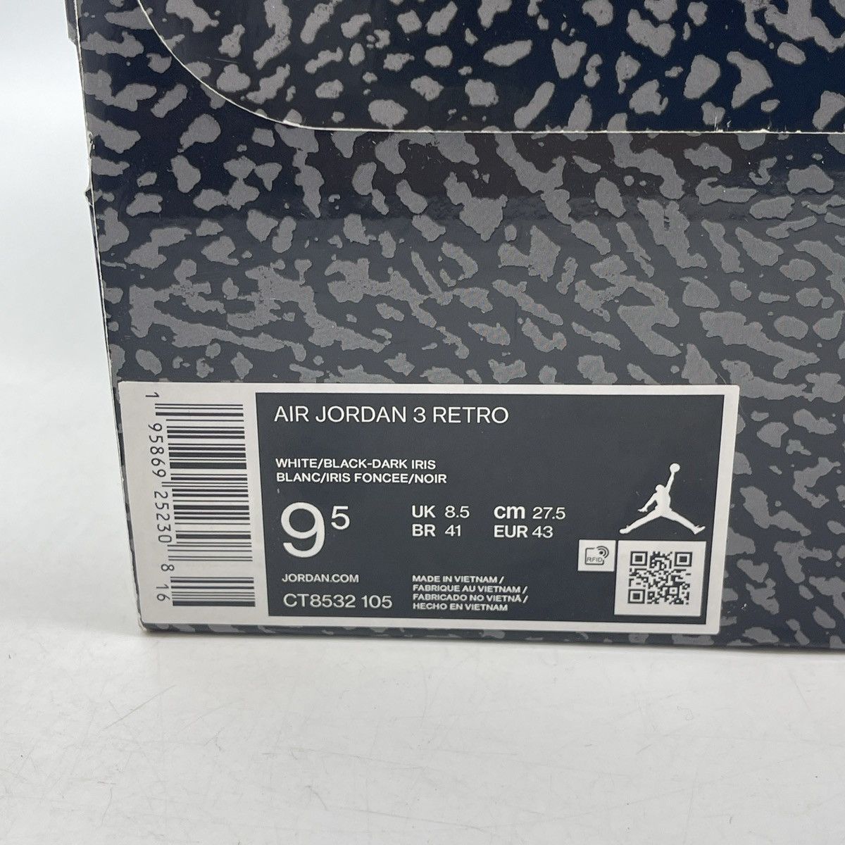 Jordan Brand Air Jordan 3 dark iris Size US 9.5 / EU 42-43 - 9 Thumbnail