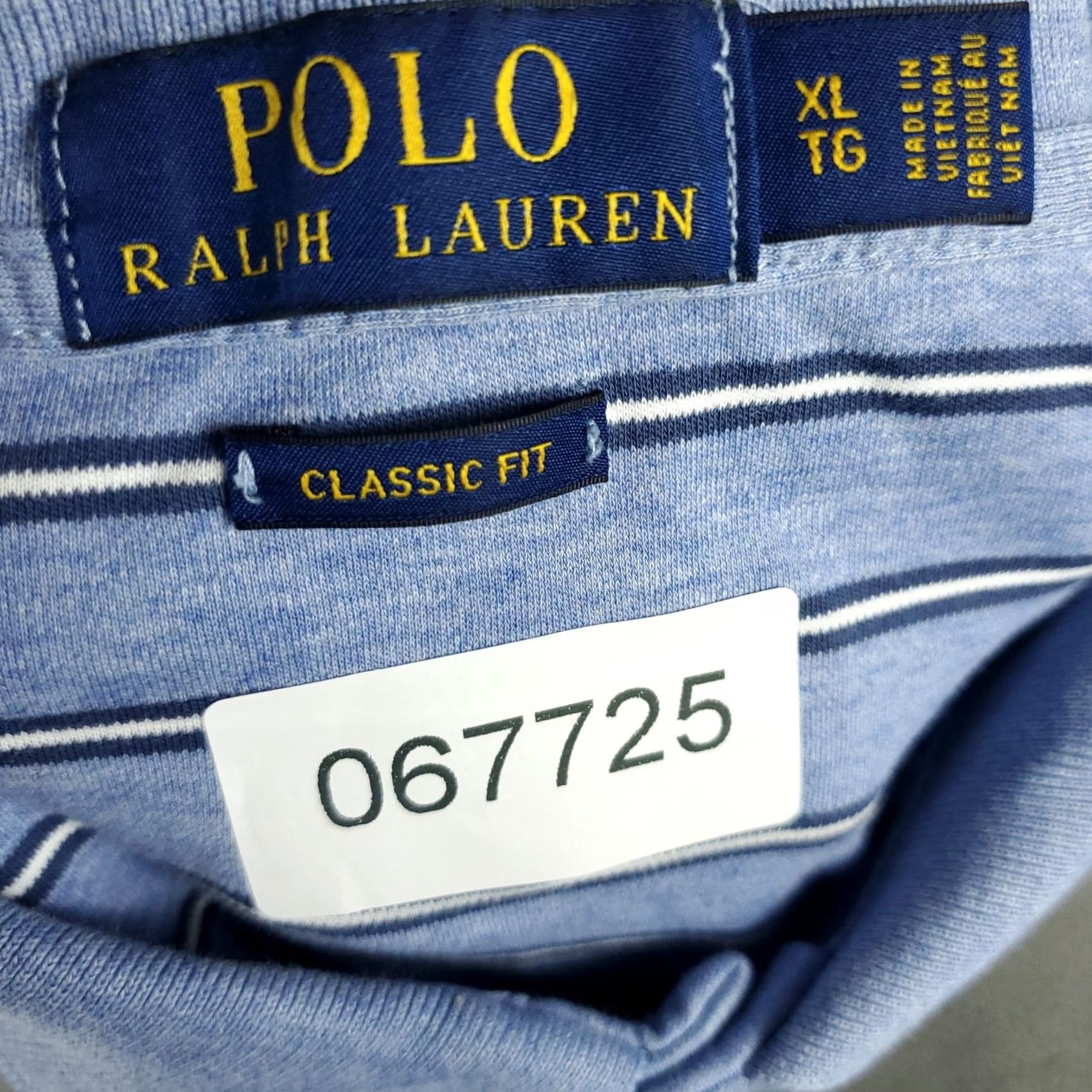 Ralph Lauren Ralph Lauren Polo Shirt Mens XL Blue Striped Pony Casual Short Sleeve Shirt Mens XL Blue Striped Pony Polo Size US XL / EU 56 / 4 - 8 Thumbnail