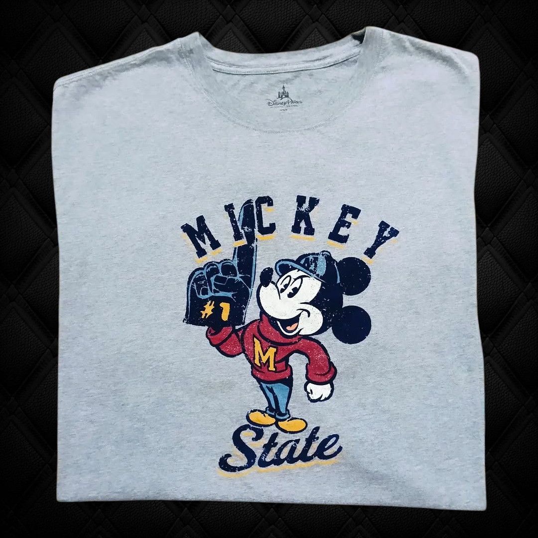 Disney Disney Parks Mickey Mouse State Tee Shirt ( XXL ) Size US XXL / EU 58 / 5 - 5 Thumbnail