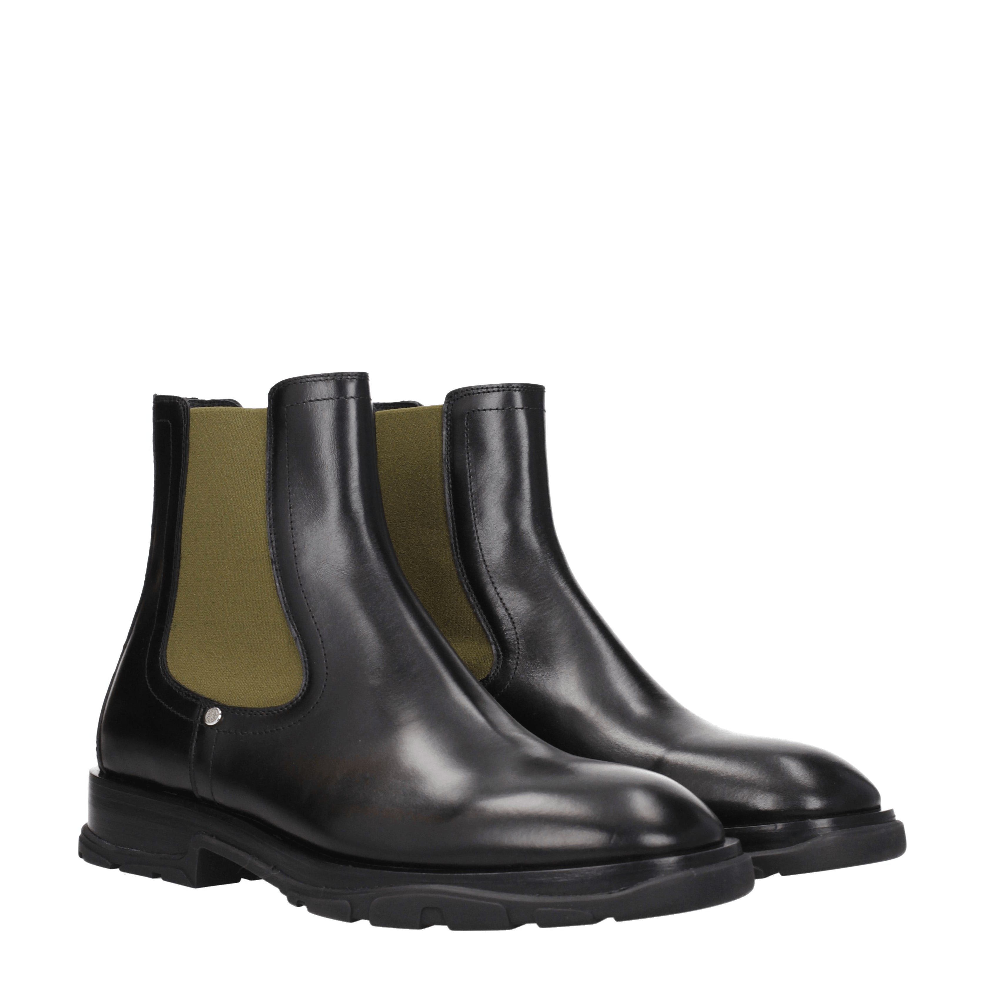 Alexander McQueen Ankle Boots in Leather Size US 7 / EU 40 - 1 Thumbnail