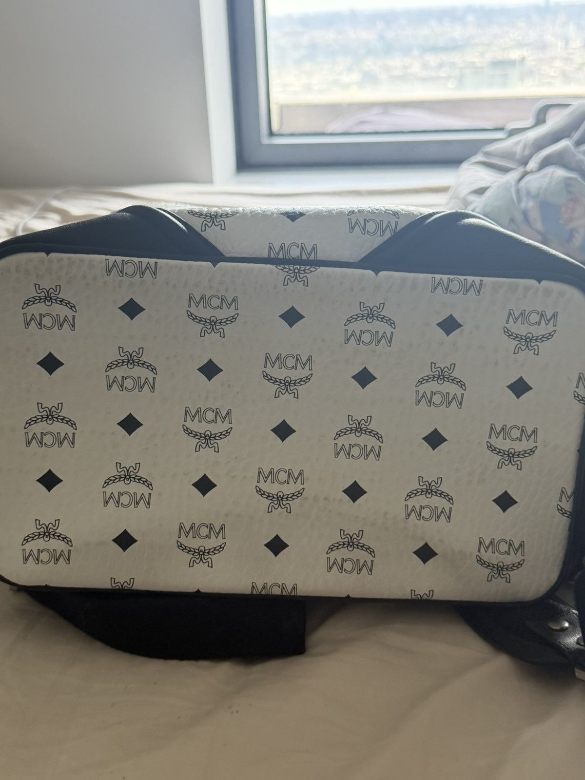 MCM MCM White Backpack Large Almost New Size ONE SIZE - 4 Thumbnail