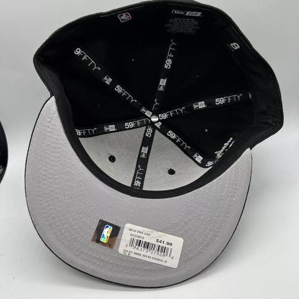 New Era Chicago Bulls NBA Size 8 Hat Fitted Cap New Michael Jordan Size ONE SIZE - 5 Thumbnail