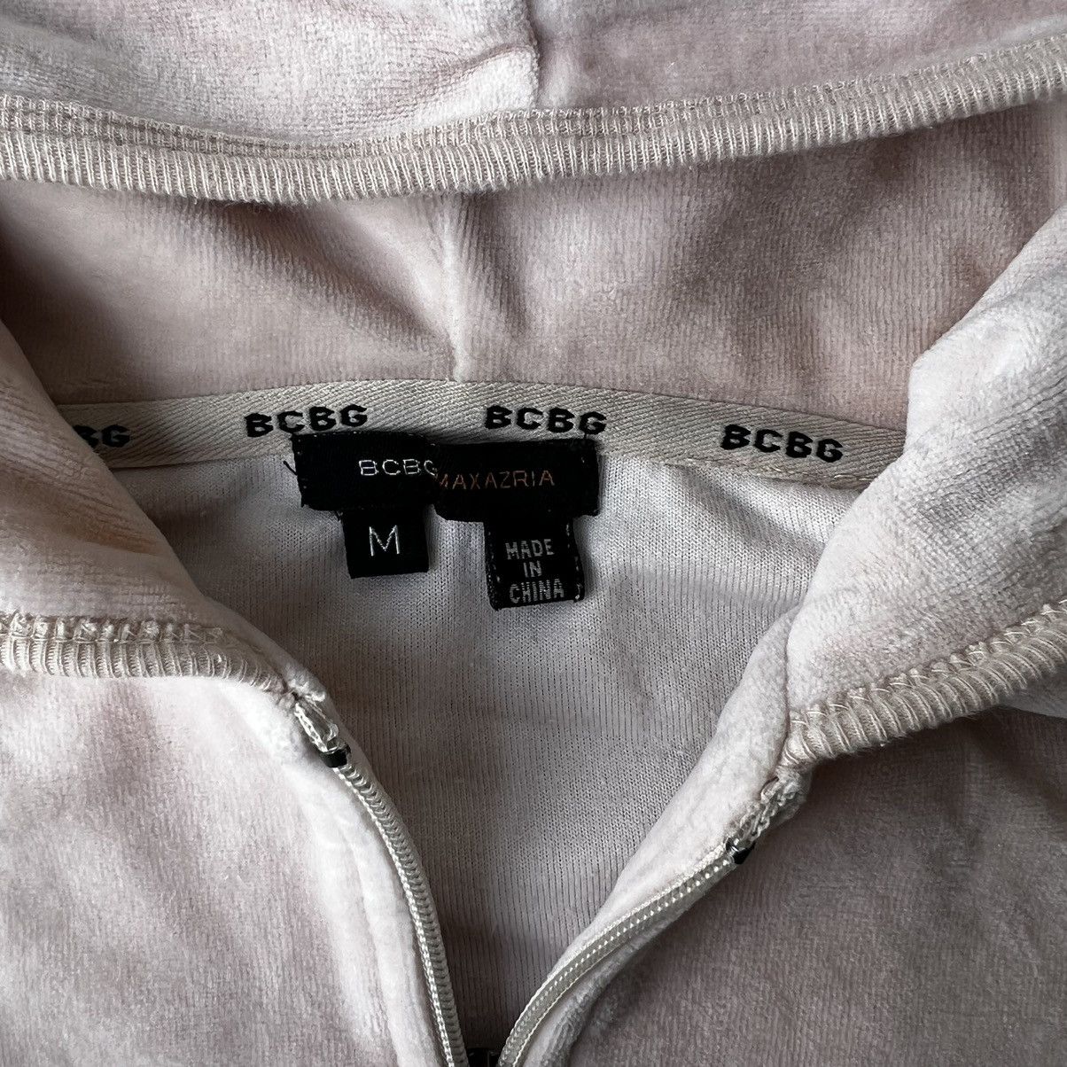 Bcbgmaxazria × Vintage Vintage Y2K BCBG Maxazria Zip Up Track Jacket Hoodie Size M / US 6-8 / IT 42-44 - 10 Thumbnail