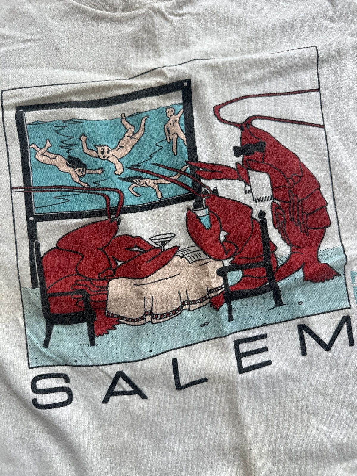 Vintage Vintage Salem Lobster tee Size US S / EU 44-46 / 1 - 1 Thumbnail