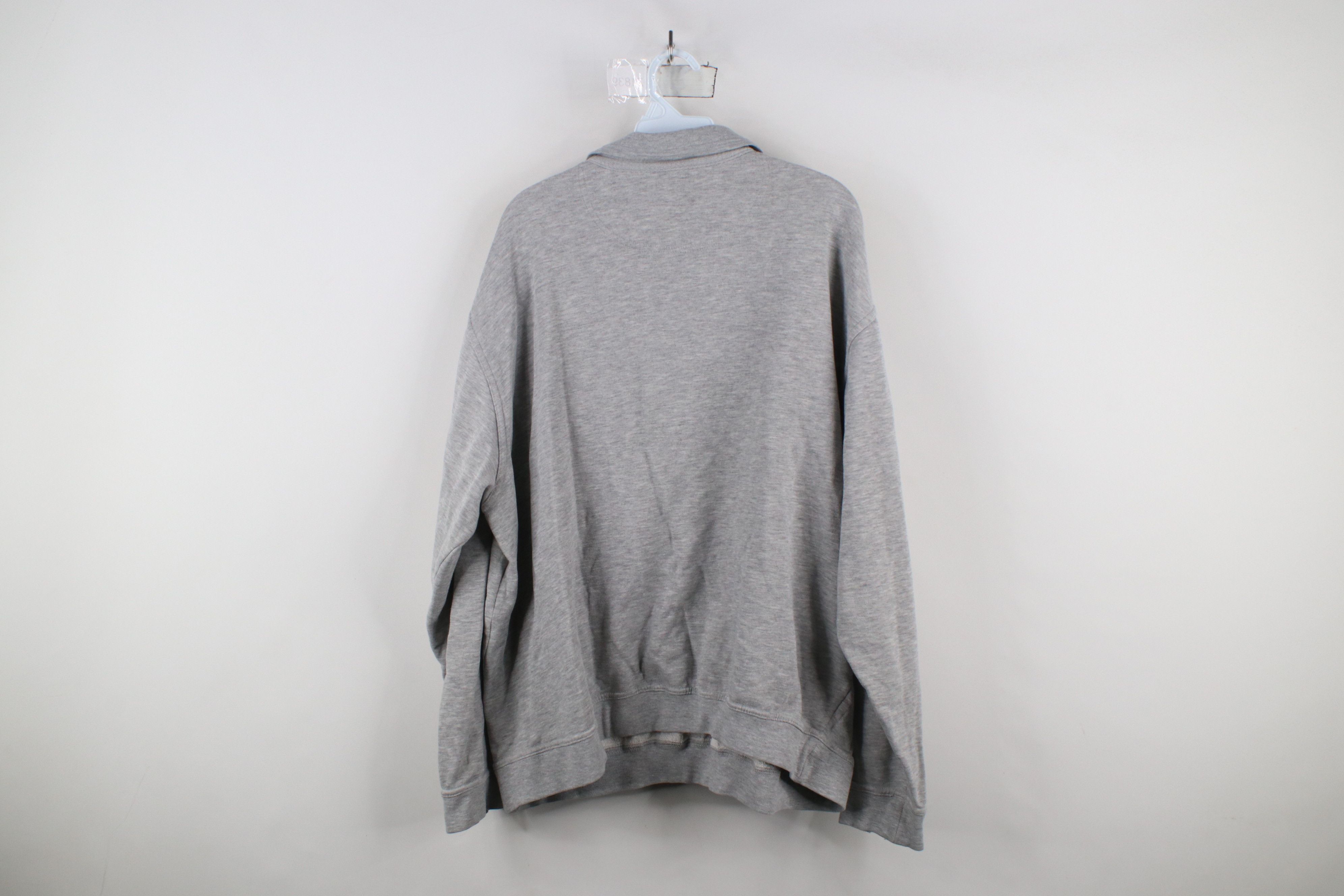 Vintage Vintage 90s Streetwear Striped Collared Pullover Sweatshirt Size US XXL / EU 58 / 5 - 11 Thumbnail