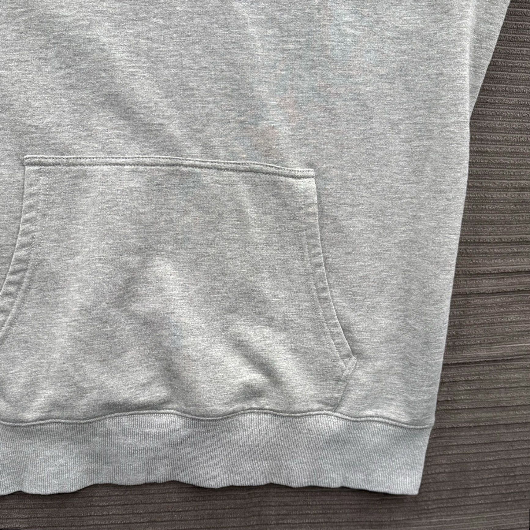Vintage Alpha Hoodie Men XL Gray Cotton Comfort Fleece Gym Outdoor All Seasons Hooded Pockets Size US XL / EU 56 / 4 - 7 Thumbnail