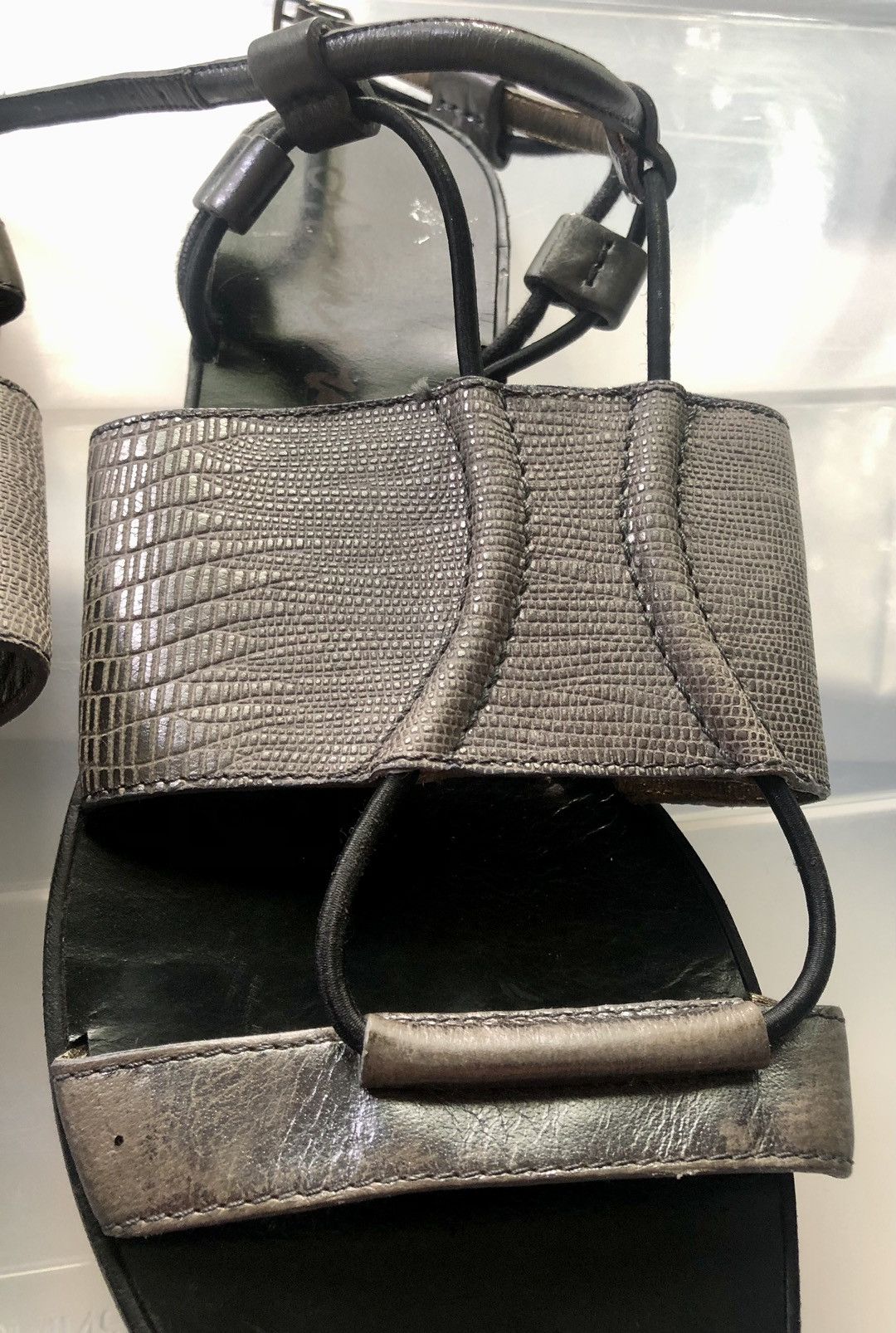 Lanvin Lanvin SS2011 Silver Leather Gladiator Sandals Size US 9.5 / IT 39.5 - 7 Thumbnail