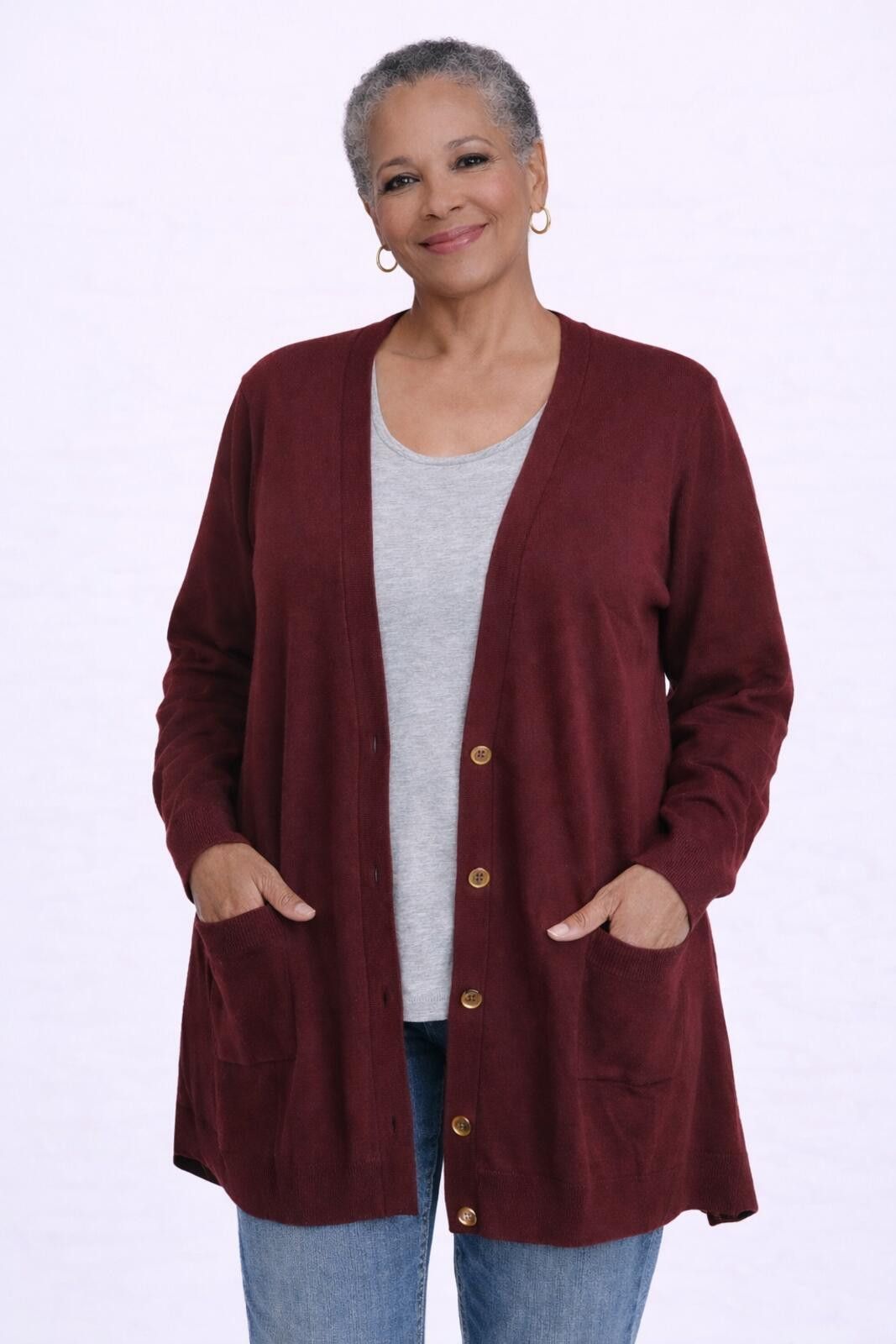 Other Premise Studio Brandywine Open Front Cardigan Sweater 1X NWT Size XL / US 12-14 / IT 48-50 - 1 Thumbnail