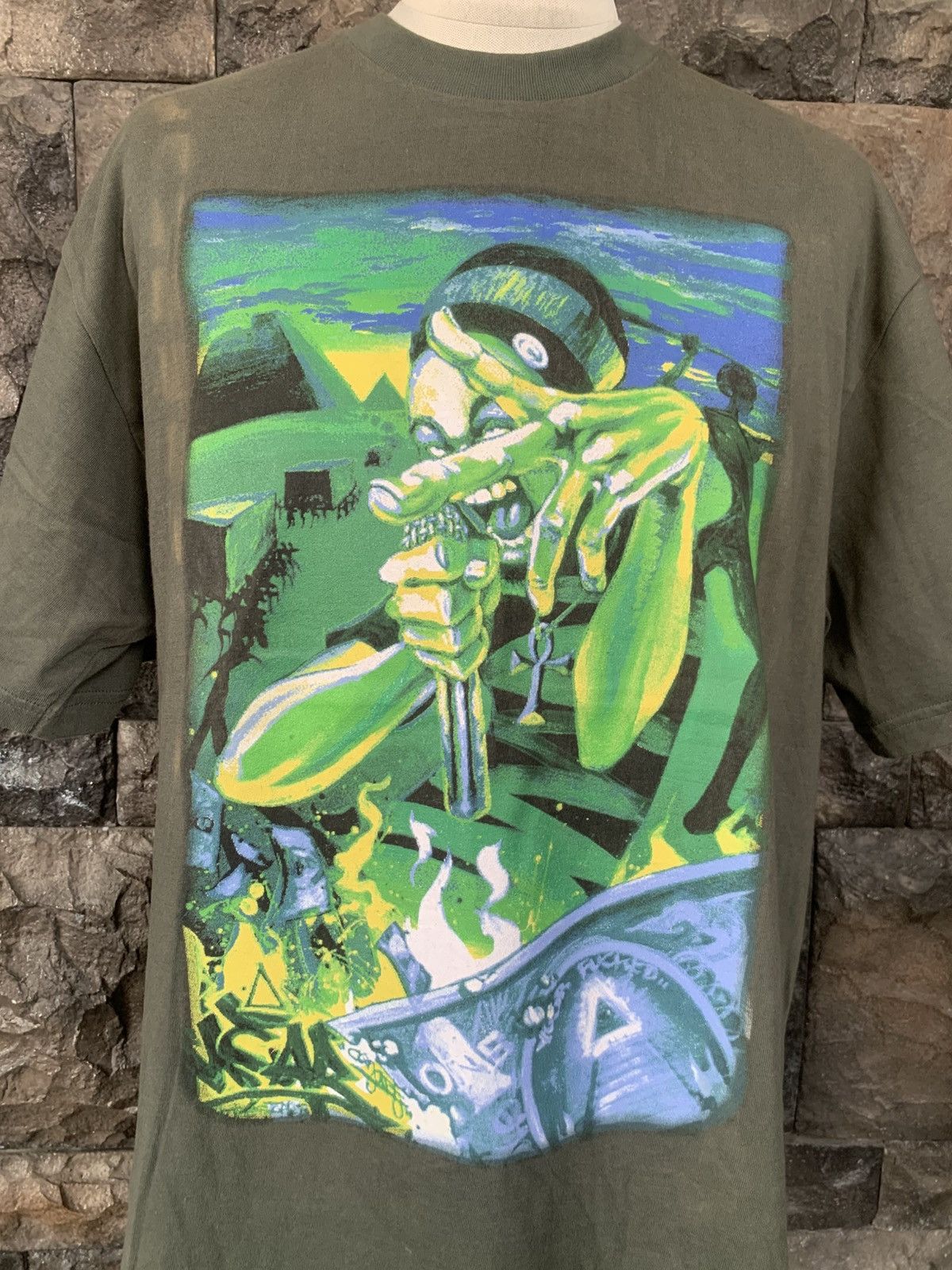 Vintage Vintage 90s Conart Streetwear / Graffiti T shirt Size US L / EU 52-54 / 3 - 2 Thumbnail