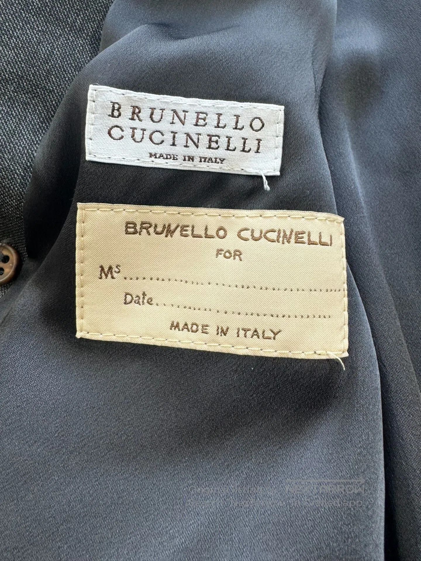 Brunello Cucinelli double-breasted wool jacket with beads. Size US L / EU 52-54 / 3 - 5 Thumbnail