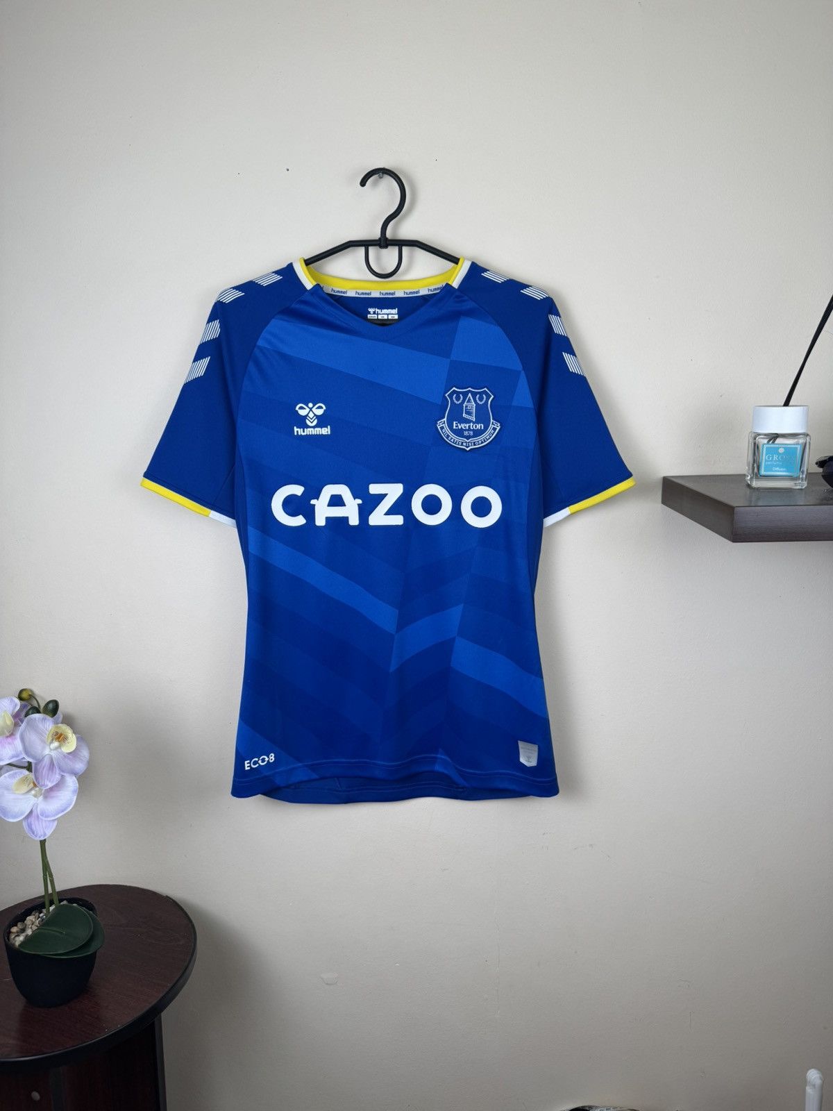 Hummel Hummel Everton FC 2021-22 Official Home Soccer Jersey S Size US S / EU 44-46 / 1 - 1 Thumbnail