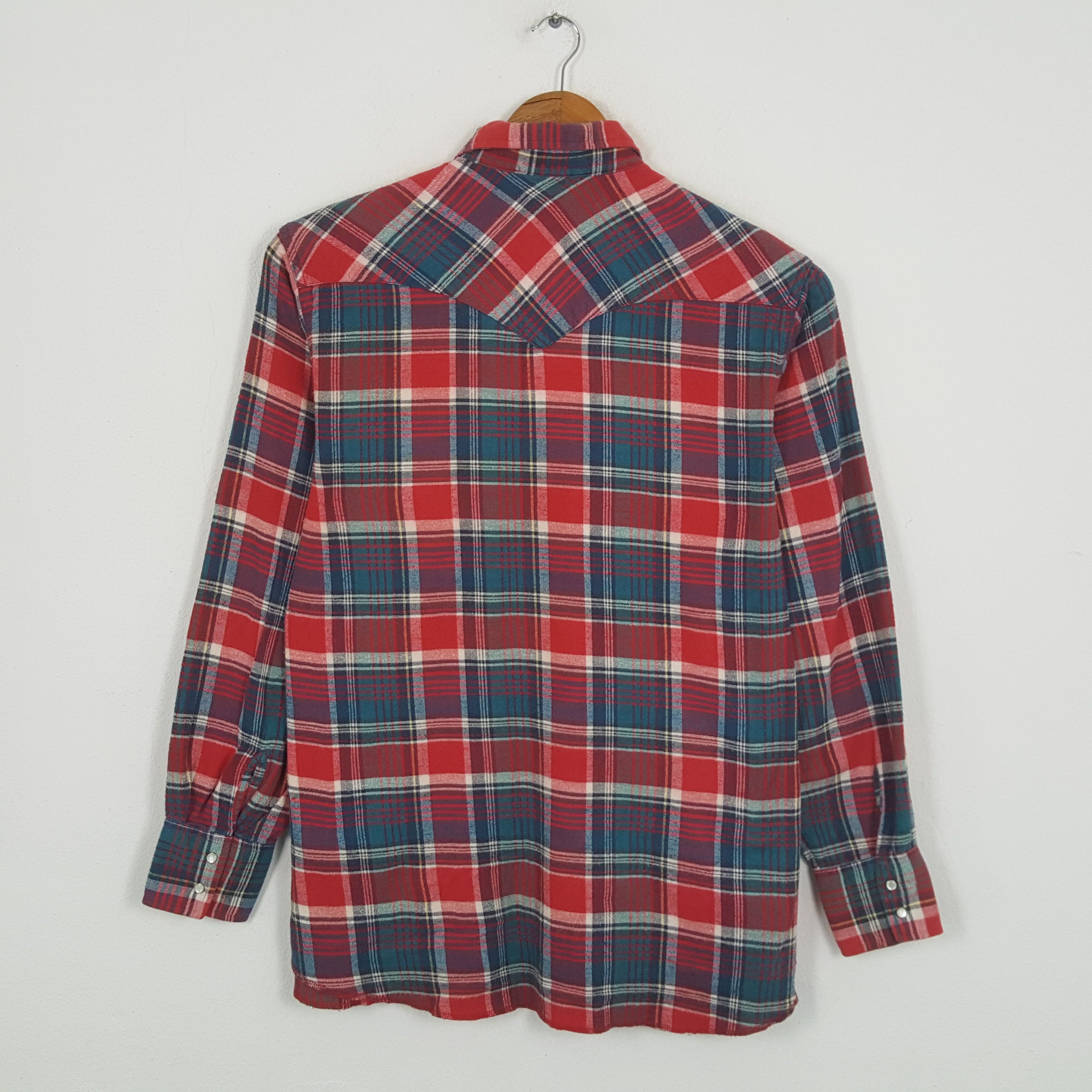 Vintage × Wrangler Vintage WRANGLER American Classic Style Multicolour Shirts Size US XL / EU 56 / 4 - 3 Thumbnail