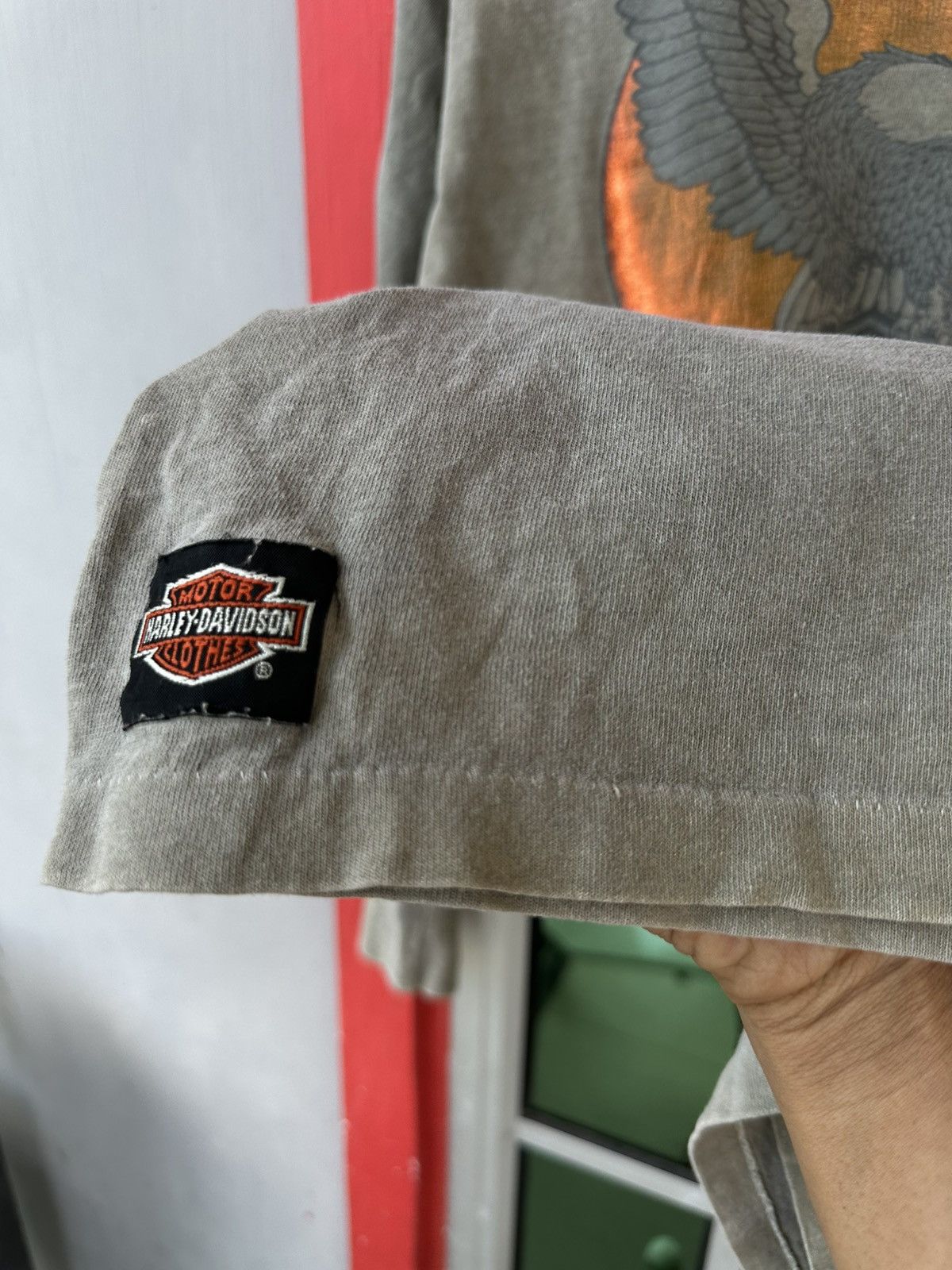Harley Davidson FADED Vintage 90s Harley Davidson by 3D Emblem Ls Tee Size US L / EU 52-54 / 3 - 12 Thumbnail