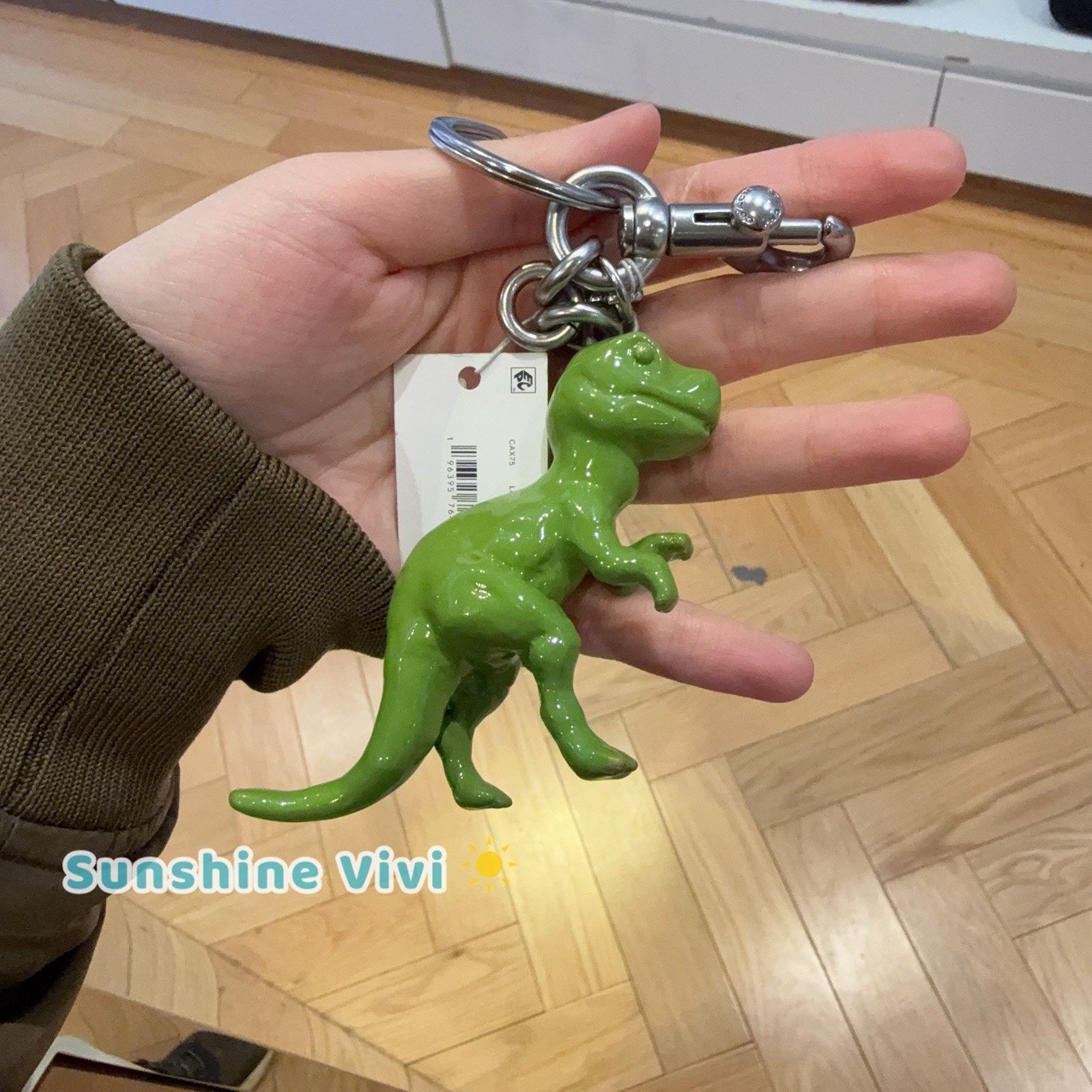 Coach NWT Coach CAX75 Keychain T-Rex Dinosaur Bag Charm Size ONE SIZE - 2 Thumbnail