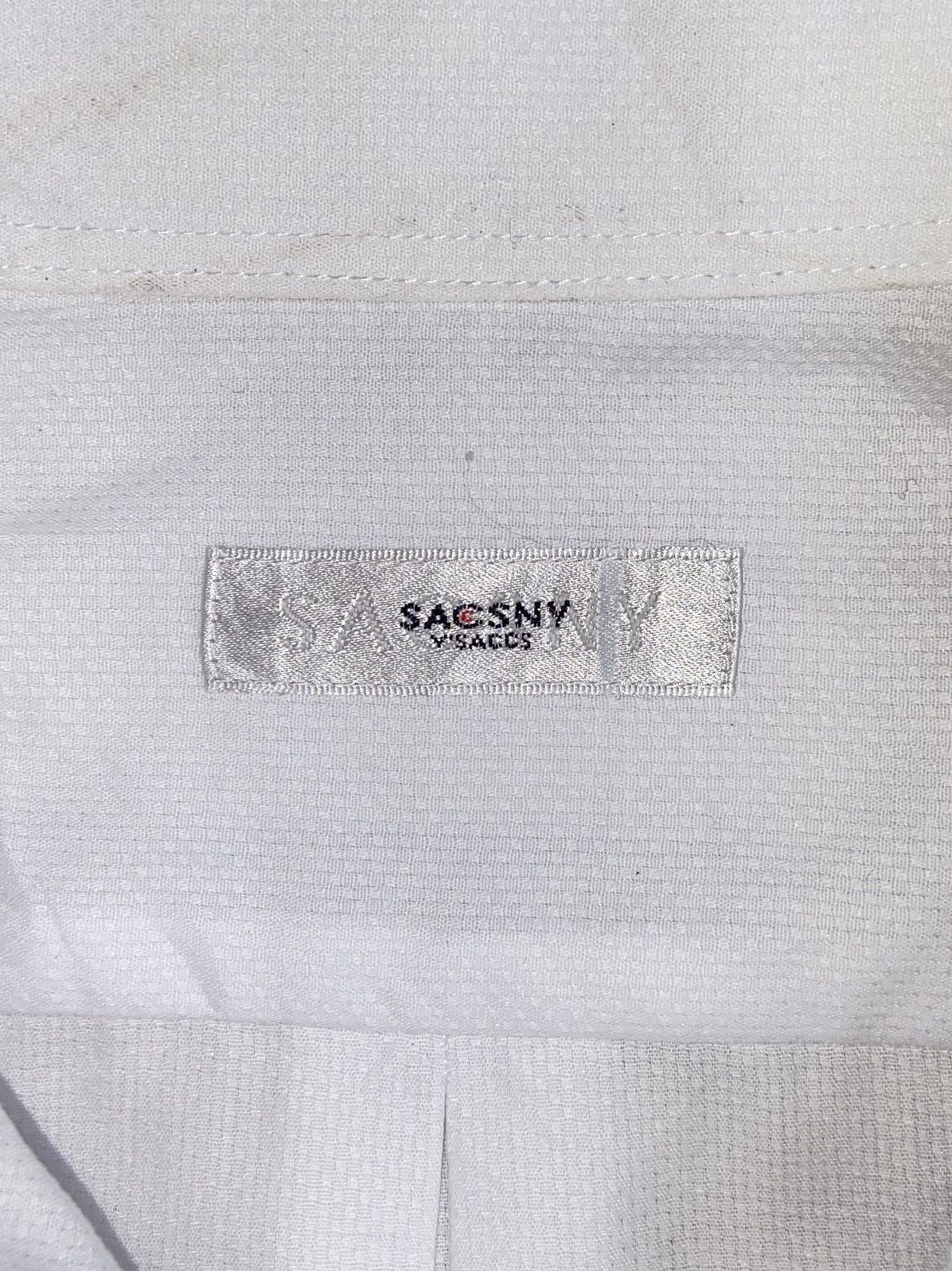 Designer × Japanese Brand × Yohji Yamamoto SACSNY Y’SACCS White Shirt Size US S / EU 44-46 / 1 - 11 Thumbnail