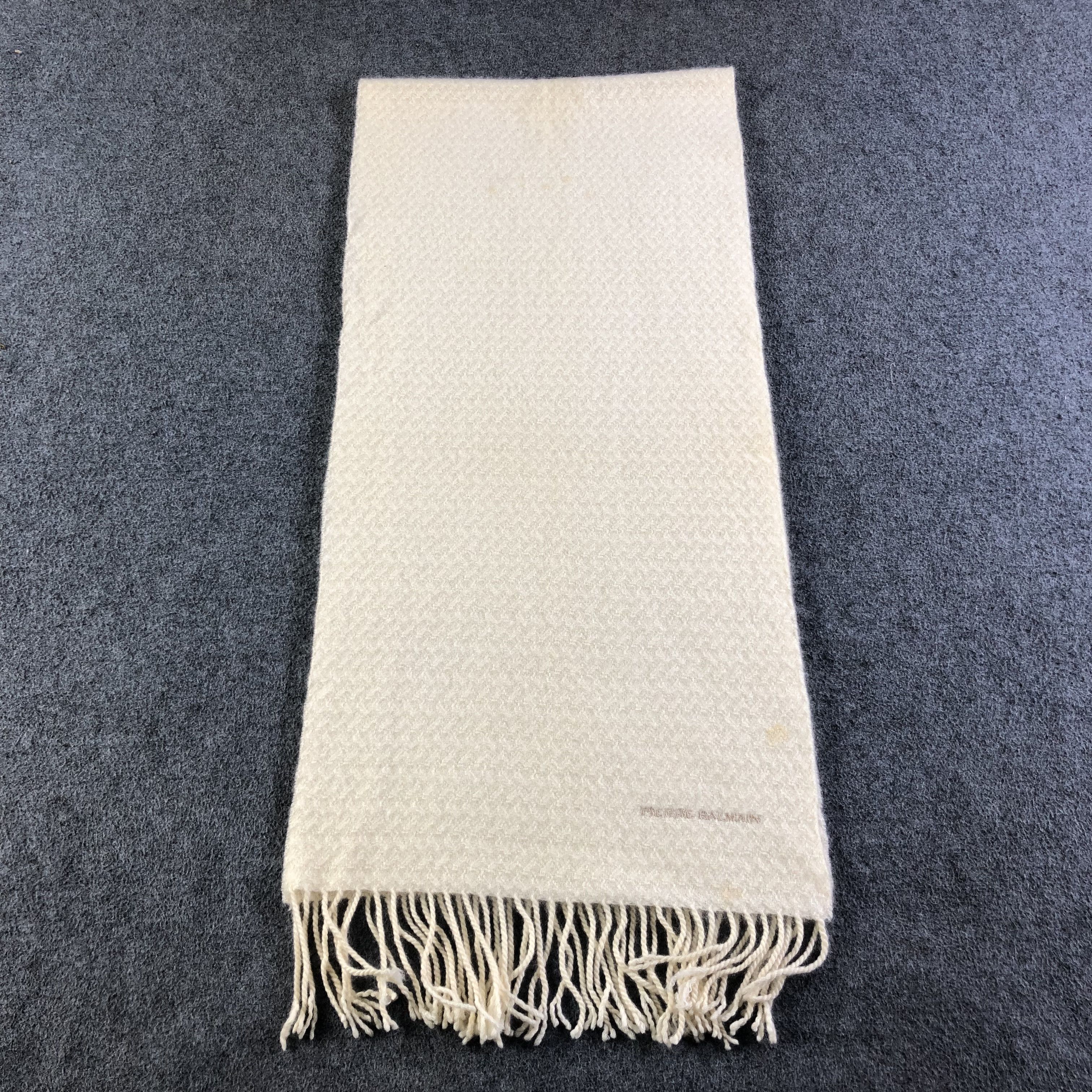 Pierre Balmain Pierre Balmain Cashmere Scarf Muffler V1886 Size ONE SIZE - 2 Thumbnail
