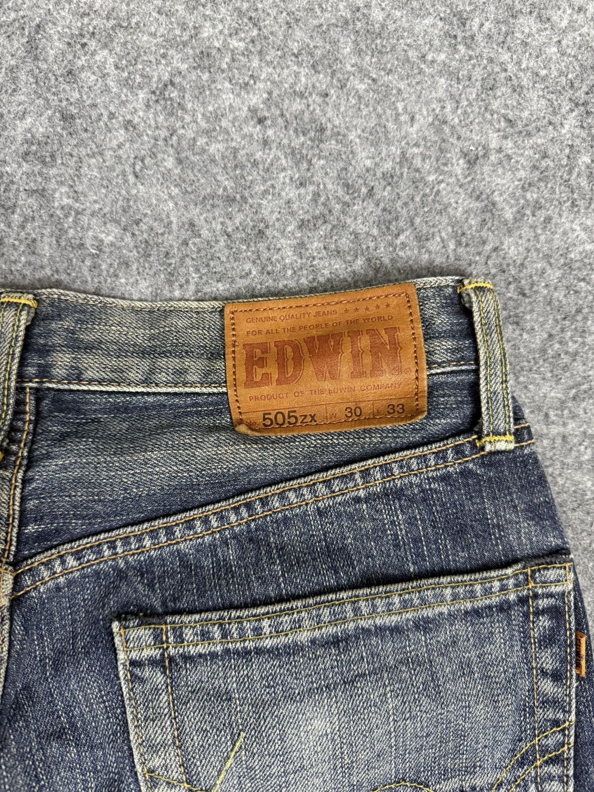 Kapital A14 EDWIN 505ZX SELVEDGE DENIM MUD WASH Size US 29 - 16 Thumbnail