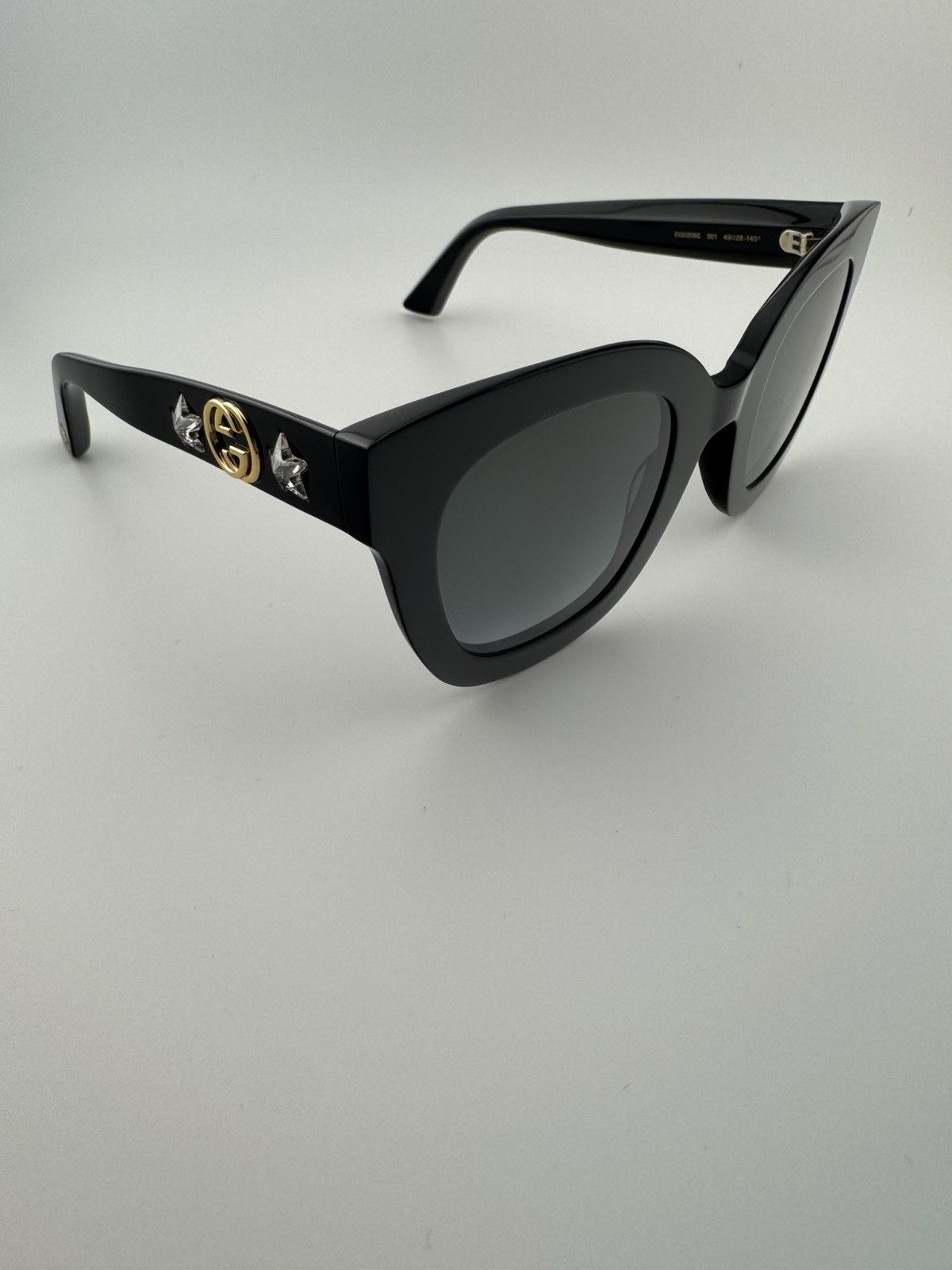 Gucci Gucci GG Double G Oversized Sunglasses GG0208S Women’s Size ONE SIZE - 3 Thumbnail