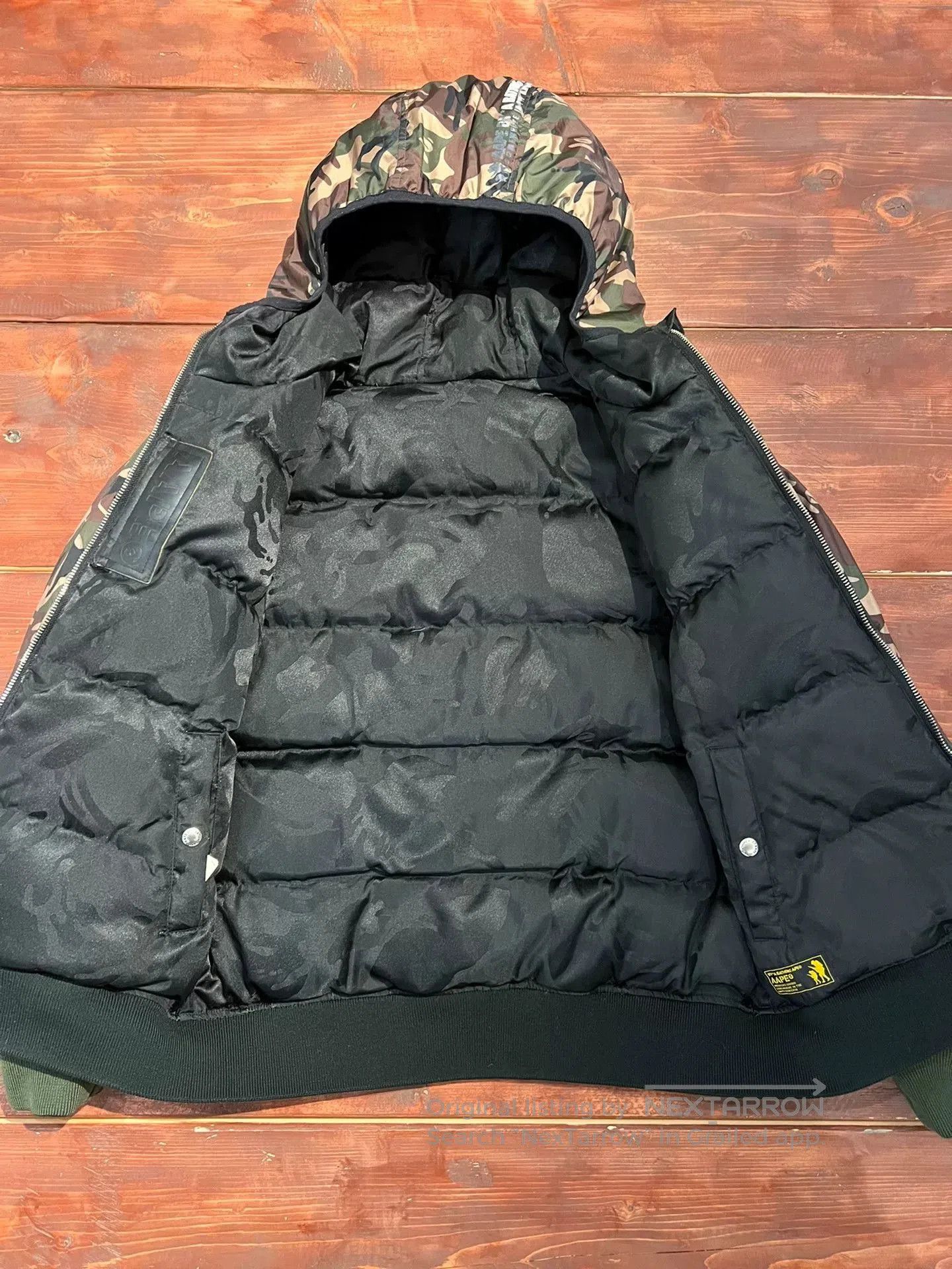 Aape aape reversible camo down jacket size m. Size US M / EU 48-50 / 2 - 3 Thumbnail