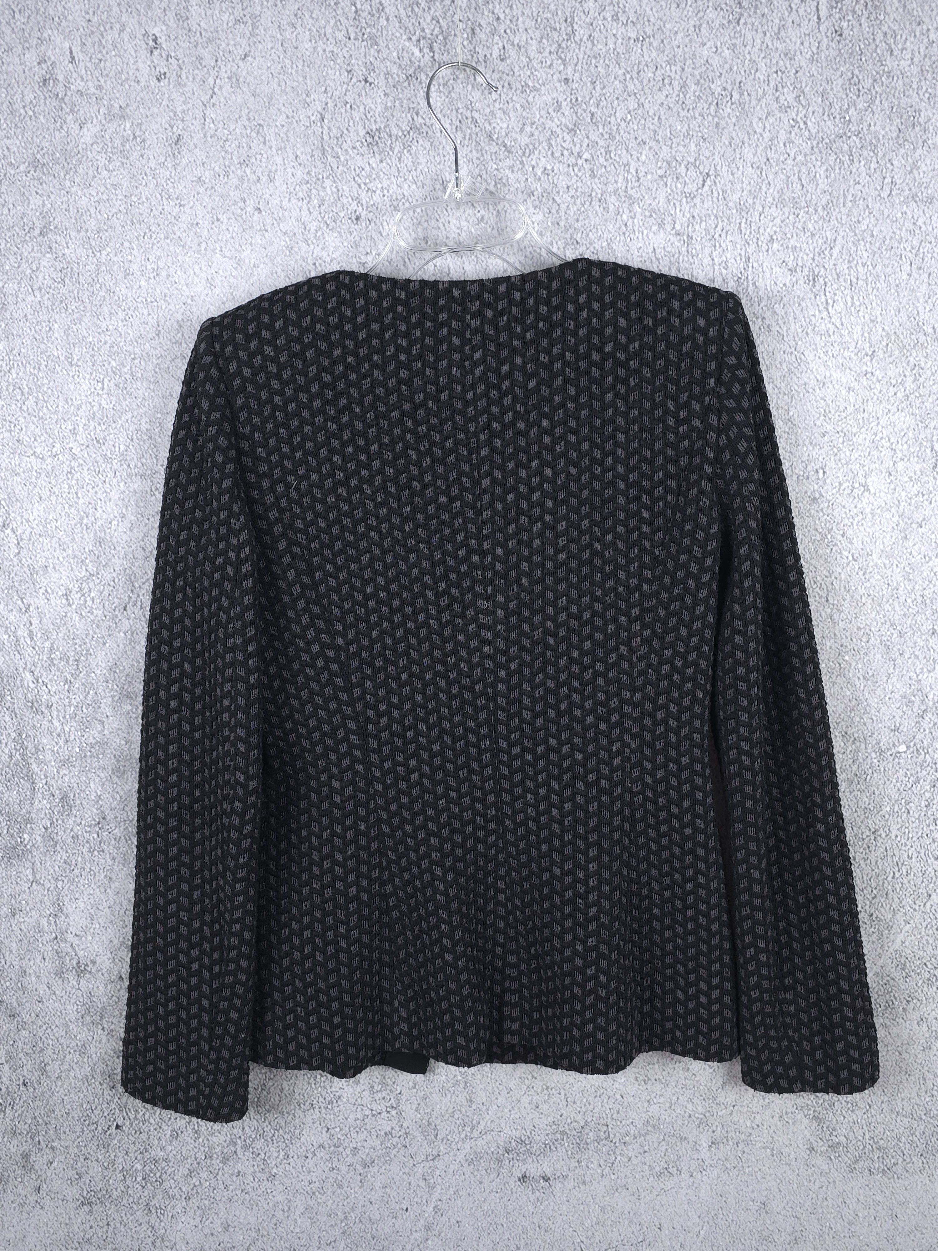 Armani Collezioni Giorgio Armani Collezioni Vintage assymetrical blazer Size M / US 6-8 / IT 42-44 - 7 Thumbnail