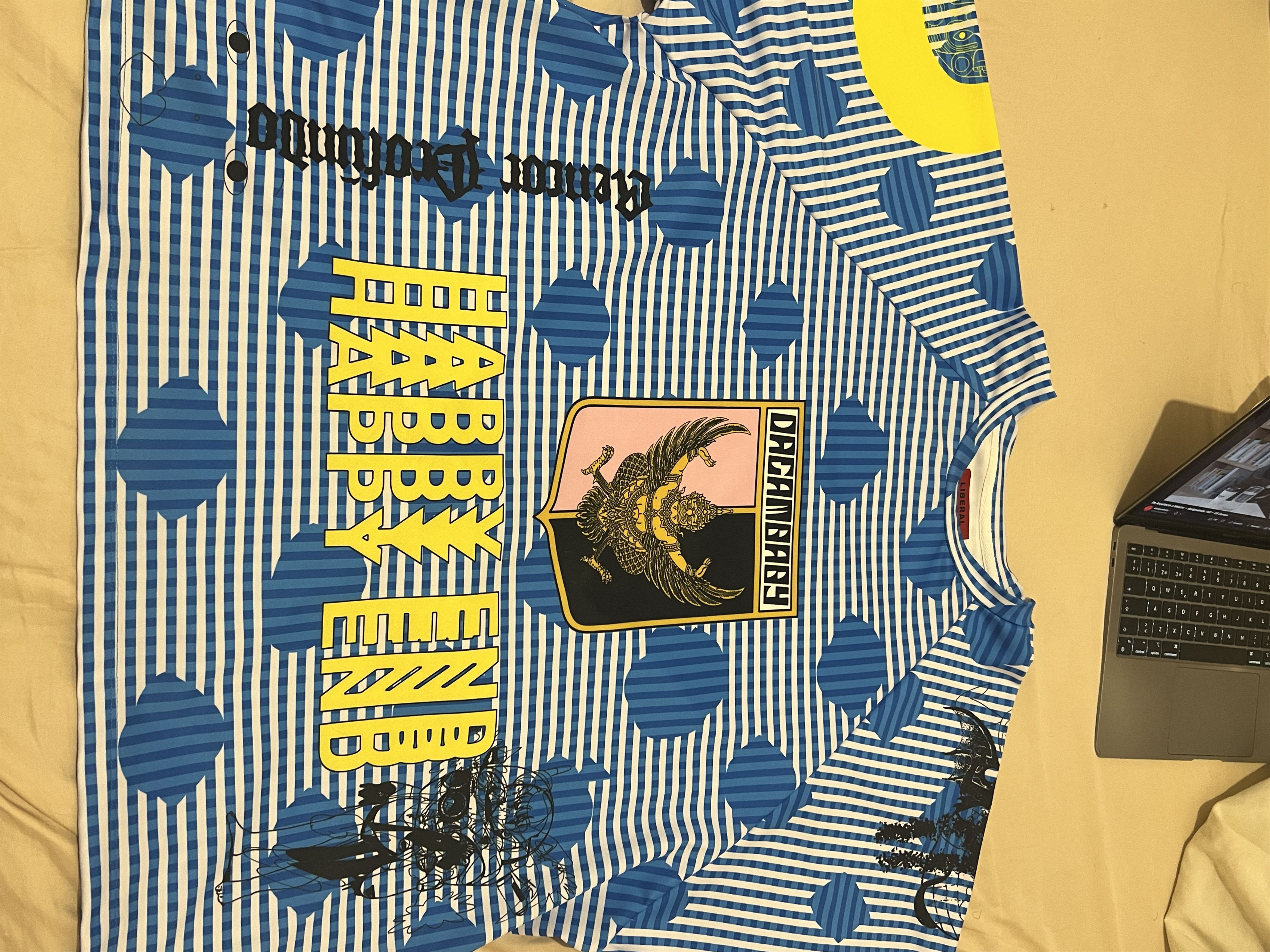 Dover Street Market × Liberal Youth Ministry Dream Yoga/Happy End Jersey Size US XL / EU 56 / 4 - 9 Thumbnail