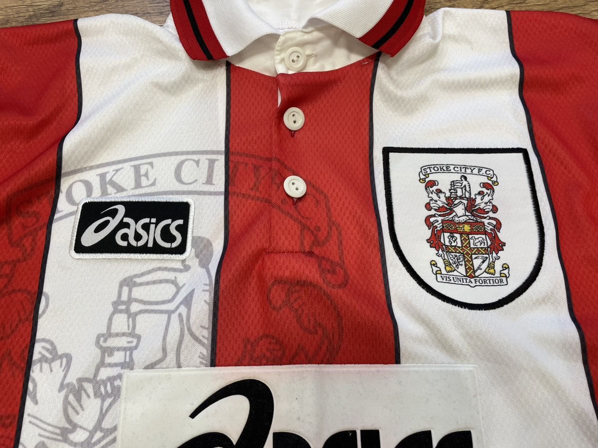 Asics Stoke City 1996 Soccer Jersey Vintage