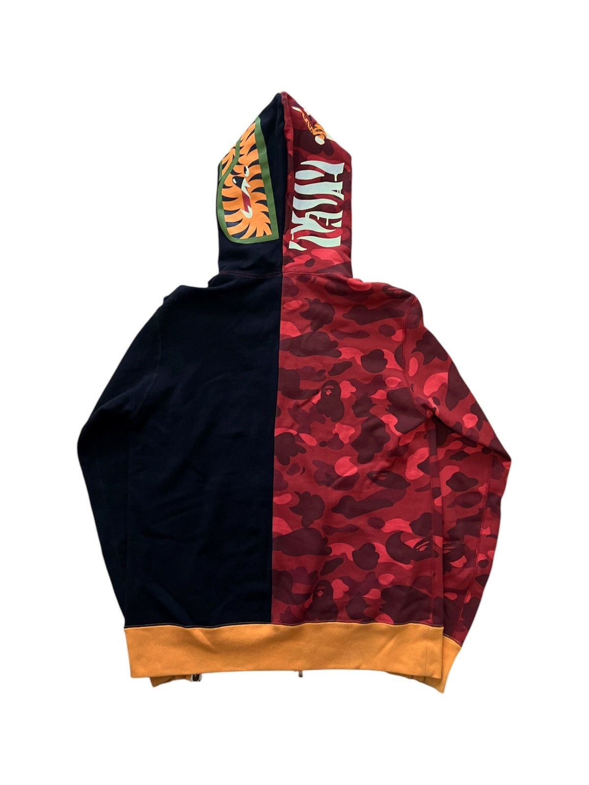 Bape Bape Tiger Shark Full Zip Hoodie Size US XL / EU 56 / 4 - 2 Thumbnail