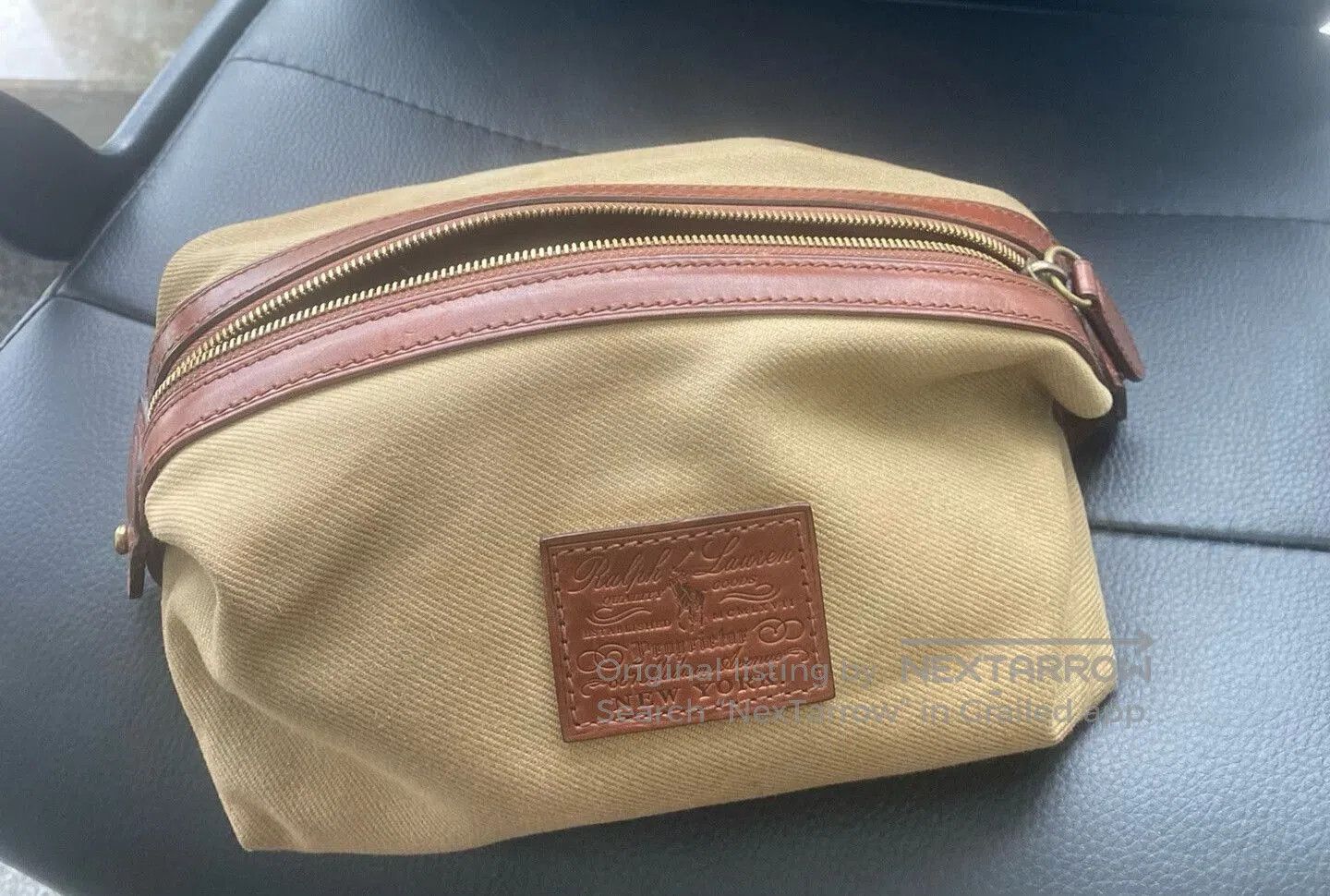 Polo Ralph Lauren Ralph Lauren Canvas Leather Tote Bag. Size ONE SIZE - 1 Thumbnail