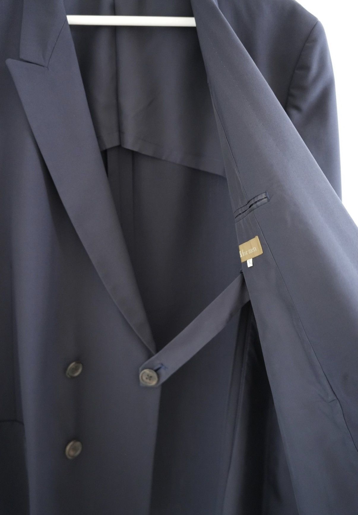 Yohji Yamamoto Yohji Yamamoto 90s Balance Strap Double-Breasted Blazer K4 Size US M / EU 48-50 / 2 - 4 Thumbnail