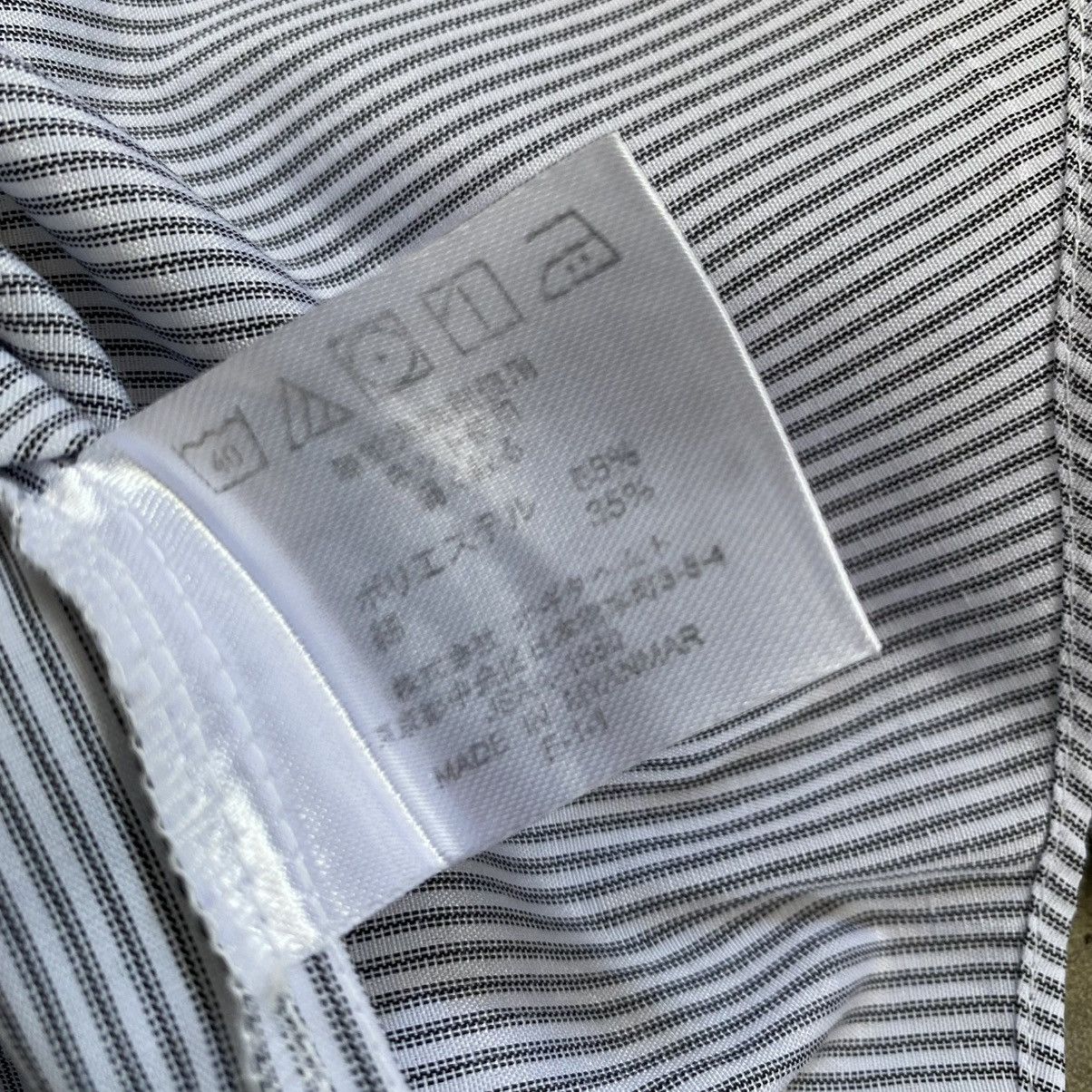 Yohji Yamamoto Sacsny by Yohji Yamamoto Stripe Long Sleeve Shirt Size US XL / EU 56 / 4 - 6 Thumbnail