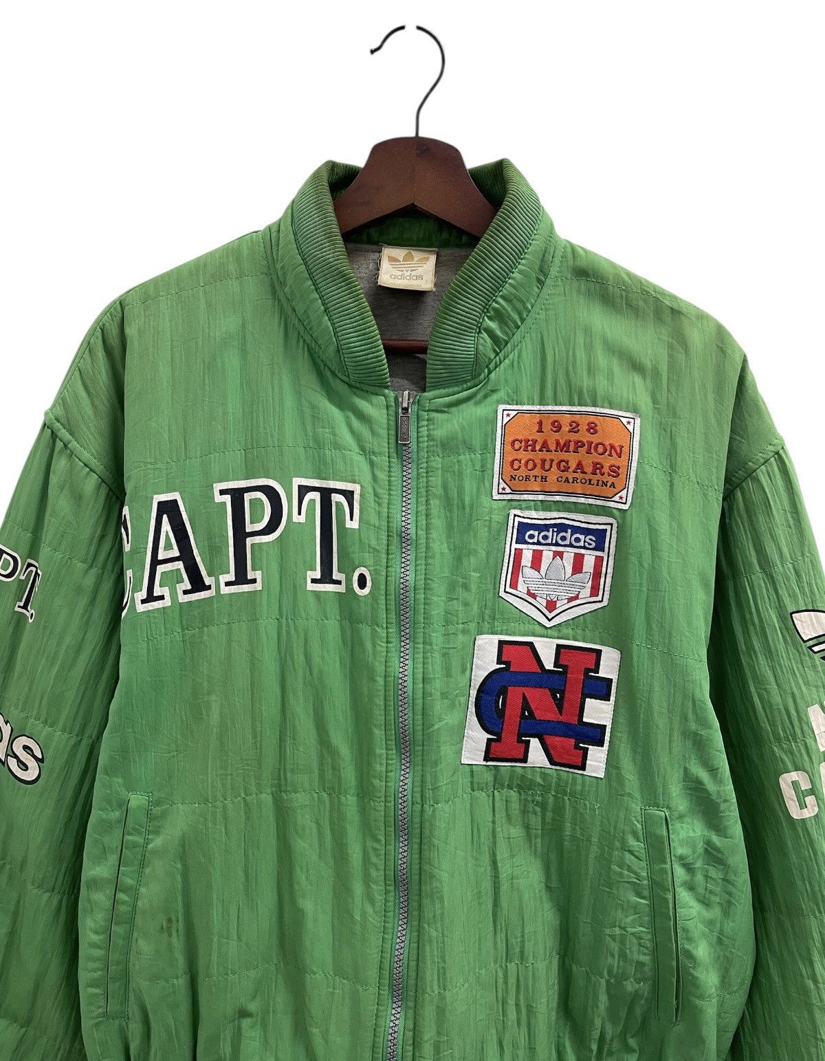 Adidas Vintage Adidas Patches Bomber Jacket Size US M / EU 48-50 / 2 - 8 Thumbnail