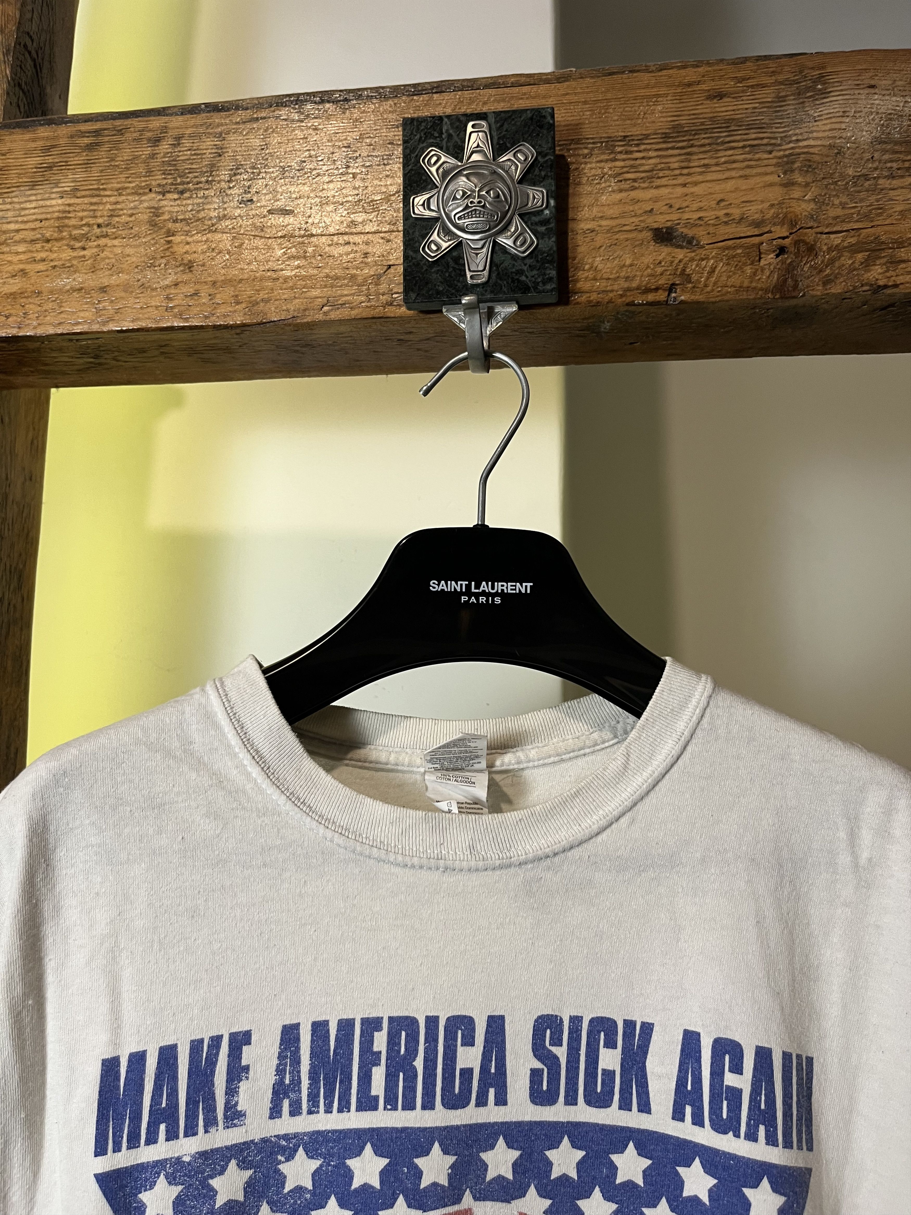 Band Tees × Vintage Alice Cooper Make America Sick Again 2016 Size US L / EU 52-54 / 3 - 3 Thumbnail