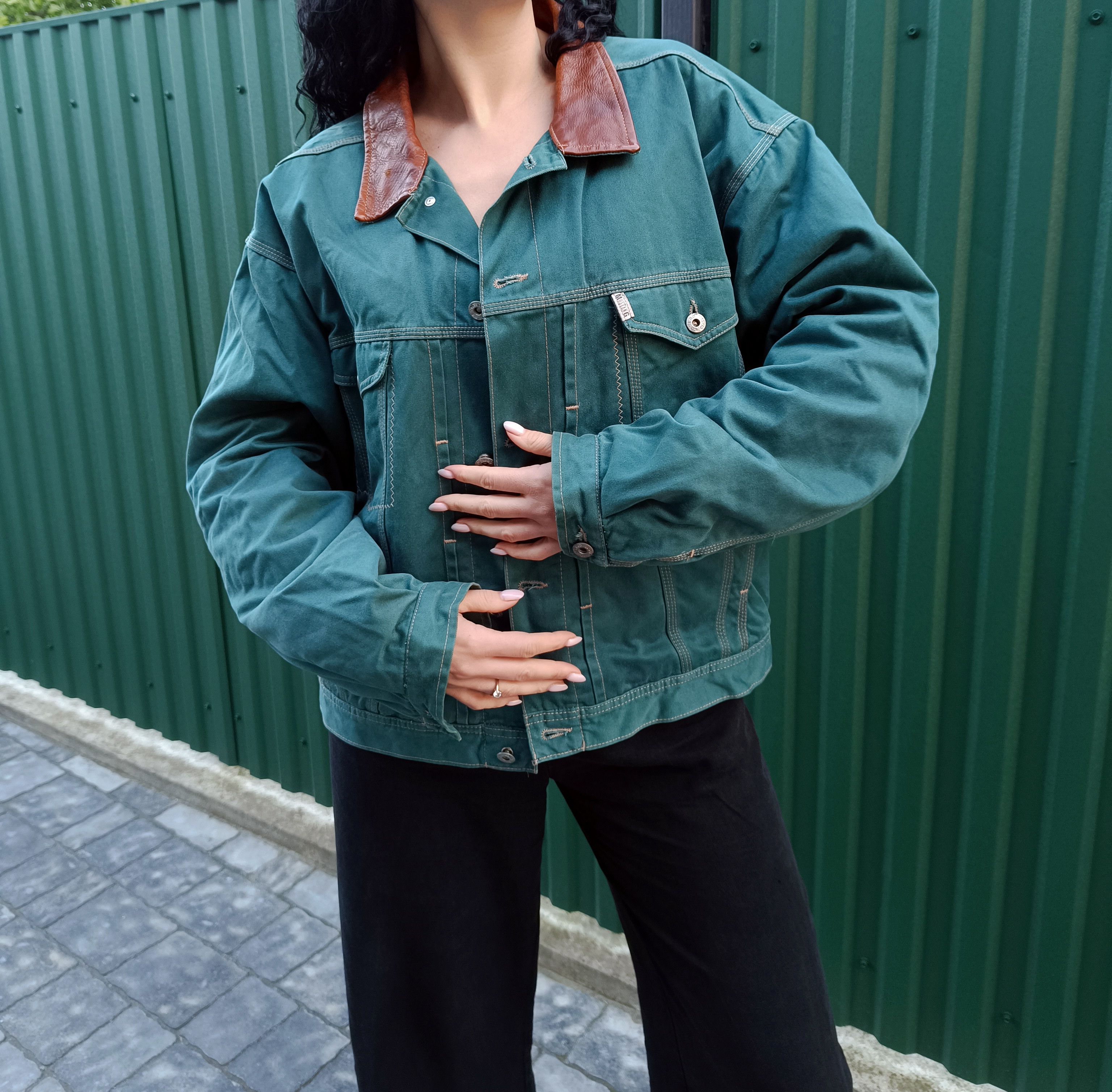 Mustang × Vintage Vintage green bomber jacket Mustang XL Size Size US XL / EU 56 / 4 - 2 Thumbnail